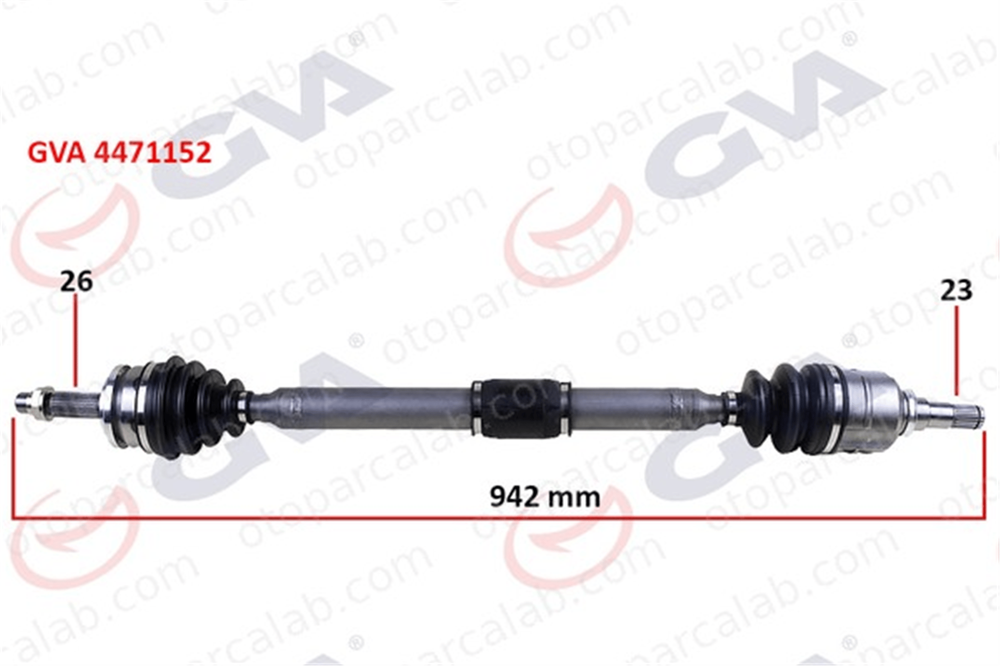 GVA 4471152 Aks Komple Ön Sağ TOYOTA AURIS COROLLA Sedan 4341002570 4341002571