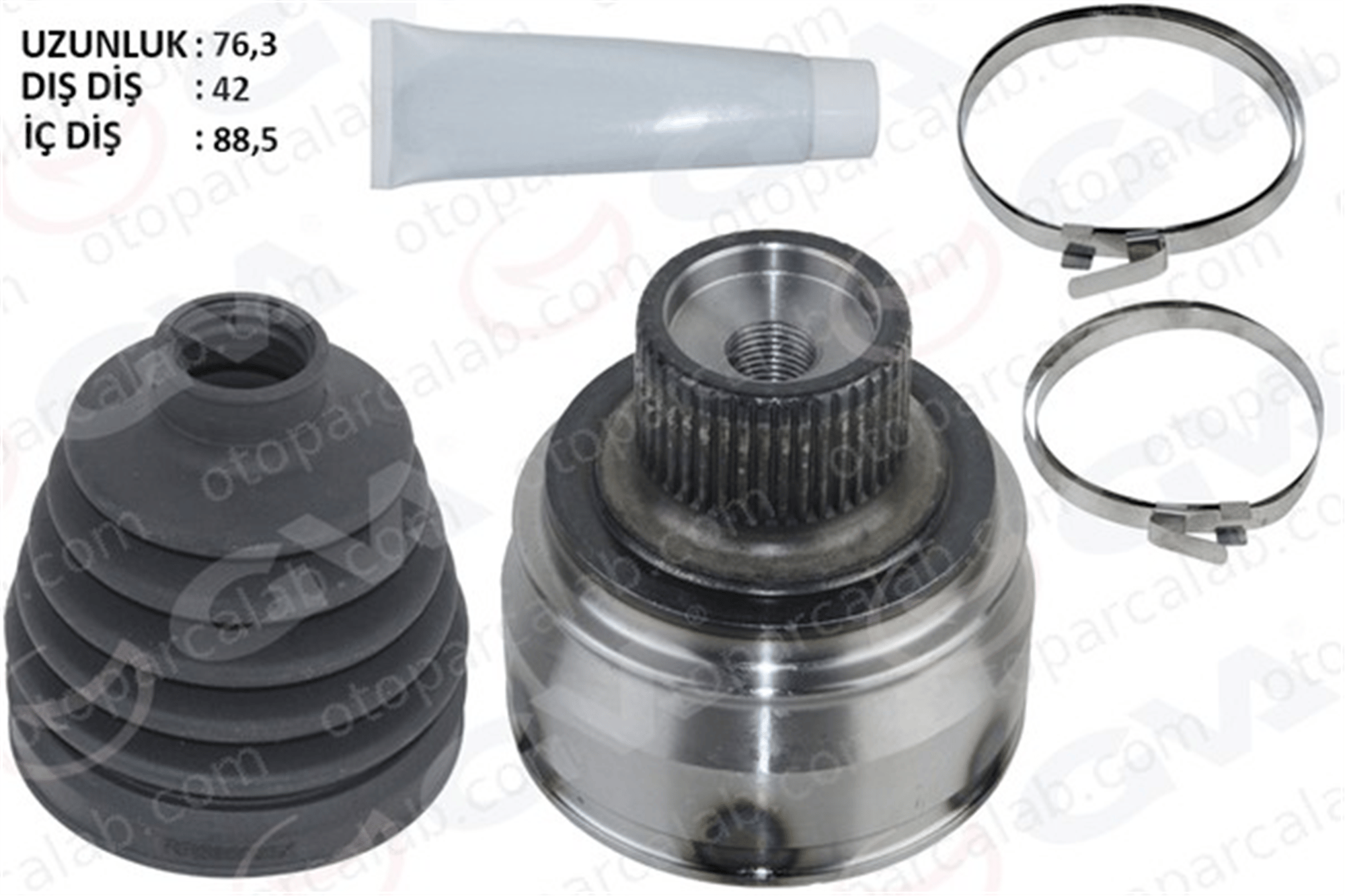 GVA 4475271K Aks Kafası Ön Dış Sağ veya Sol AUDI A6 C7 Avant A4 B8 Avant 8K0498099F 8K0498099FX