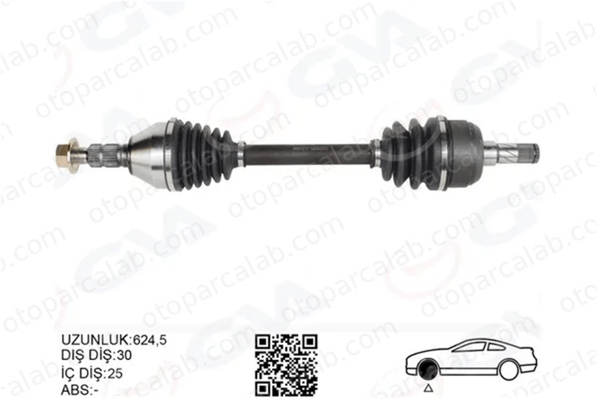 GVA 4491217 Aks Komple Ön Sol OPEL INSIGNIA A INSIGNIA A Sedan 13265649 22796273