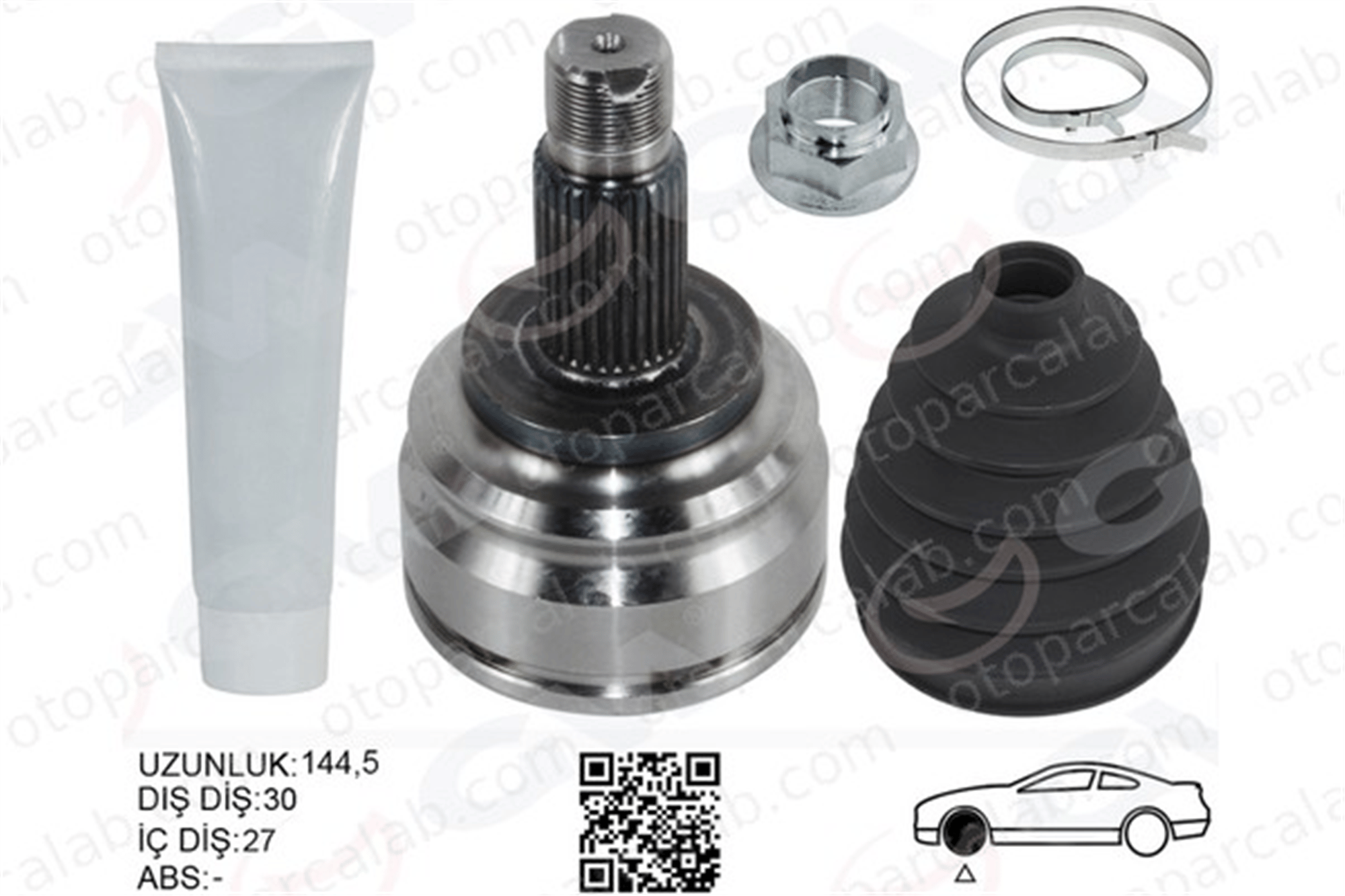 GVA 4499006K Aks Kafası Ön Dış Sağ veya Sol BMW X5 31607565313 31607565314