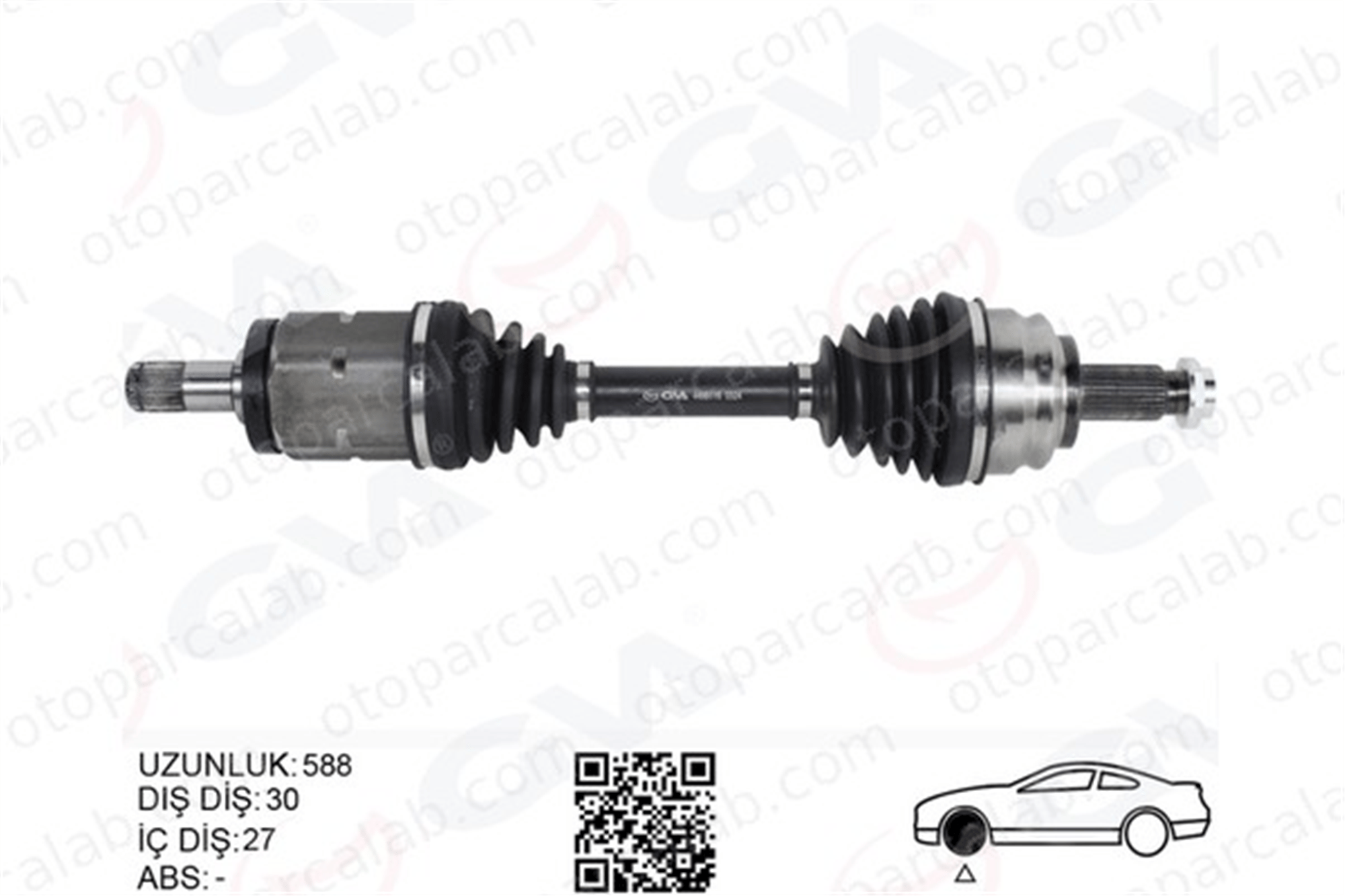 GVA 4499116 Aks Komple Ön Sol BMW X5 31607561341 31607505003