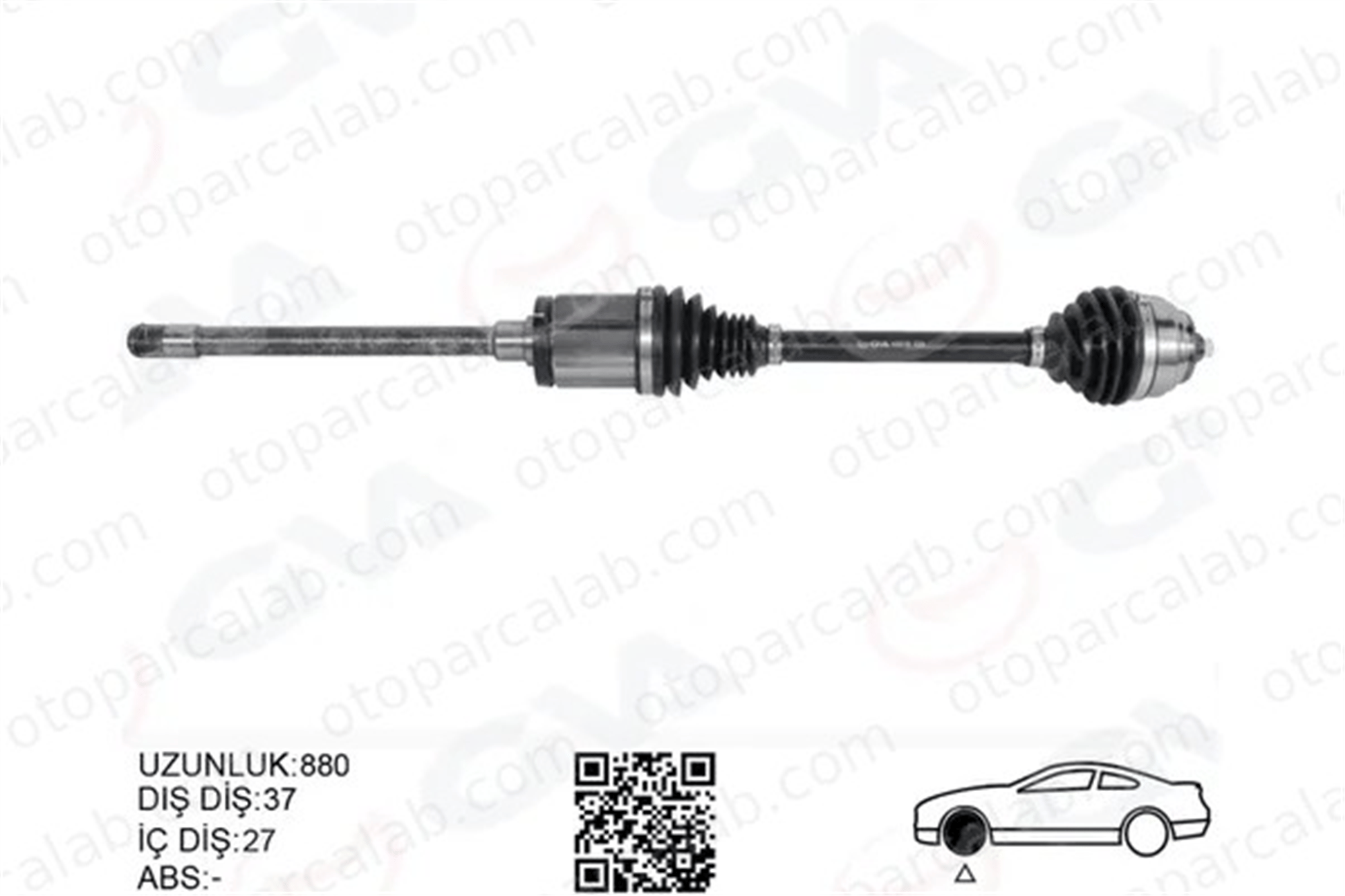 GVA 4499196 Aks Komple Ön Sağ BMW X3 X4 31607619658 31608675014