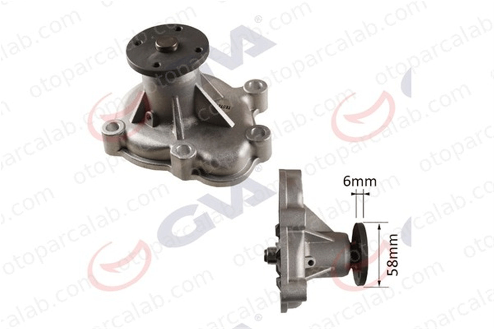 GVA 5290118 Devirdaim Su Pompası OPEL ASTRA F ASTRA F Hatchback 1334069 6334038