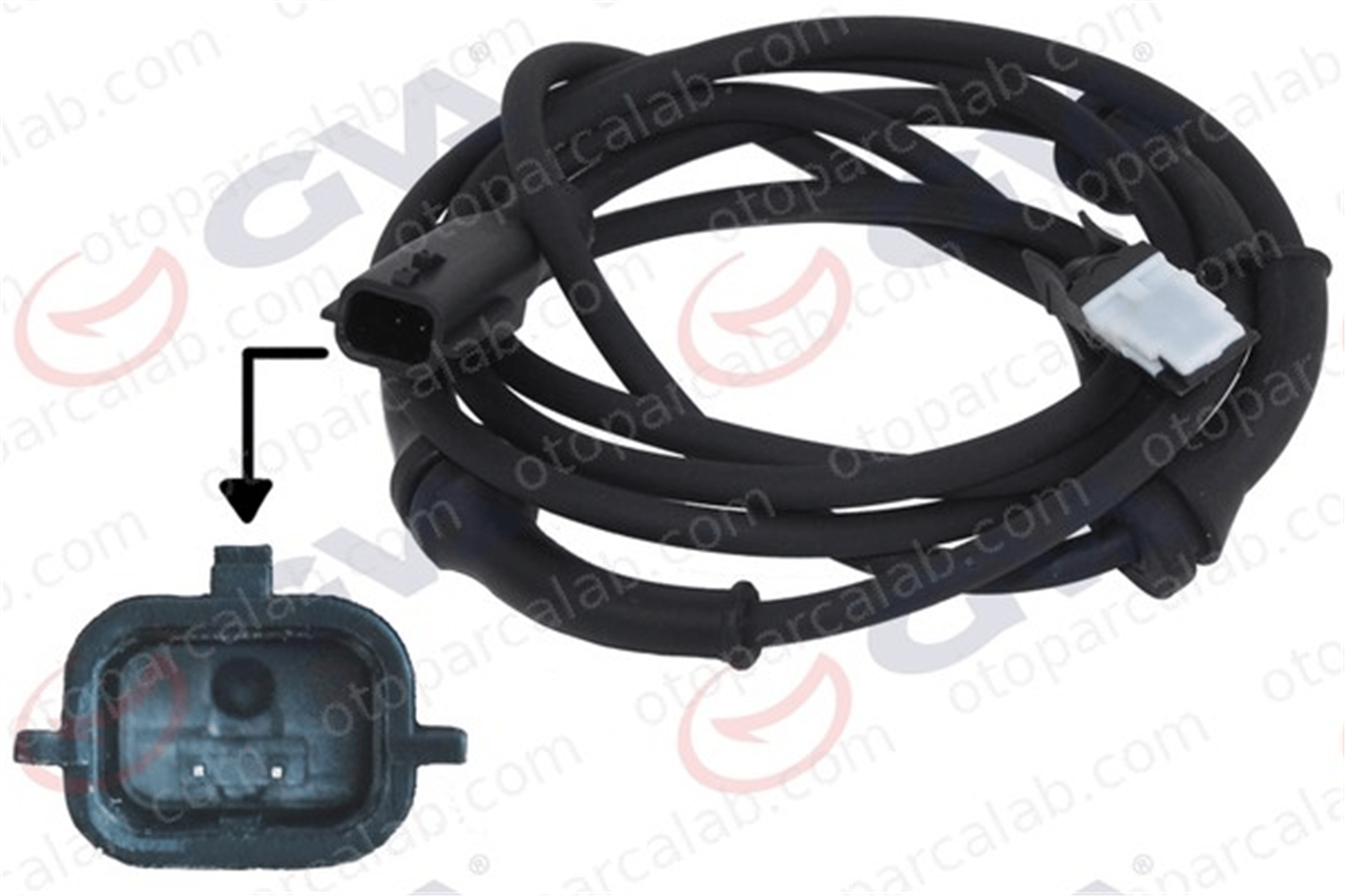 GVA 5316113 Abs Sensörü Arka Sağ ALFA ROMEO MITO OPEL CORSA D 55700426 93189277