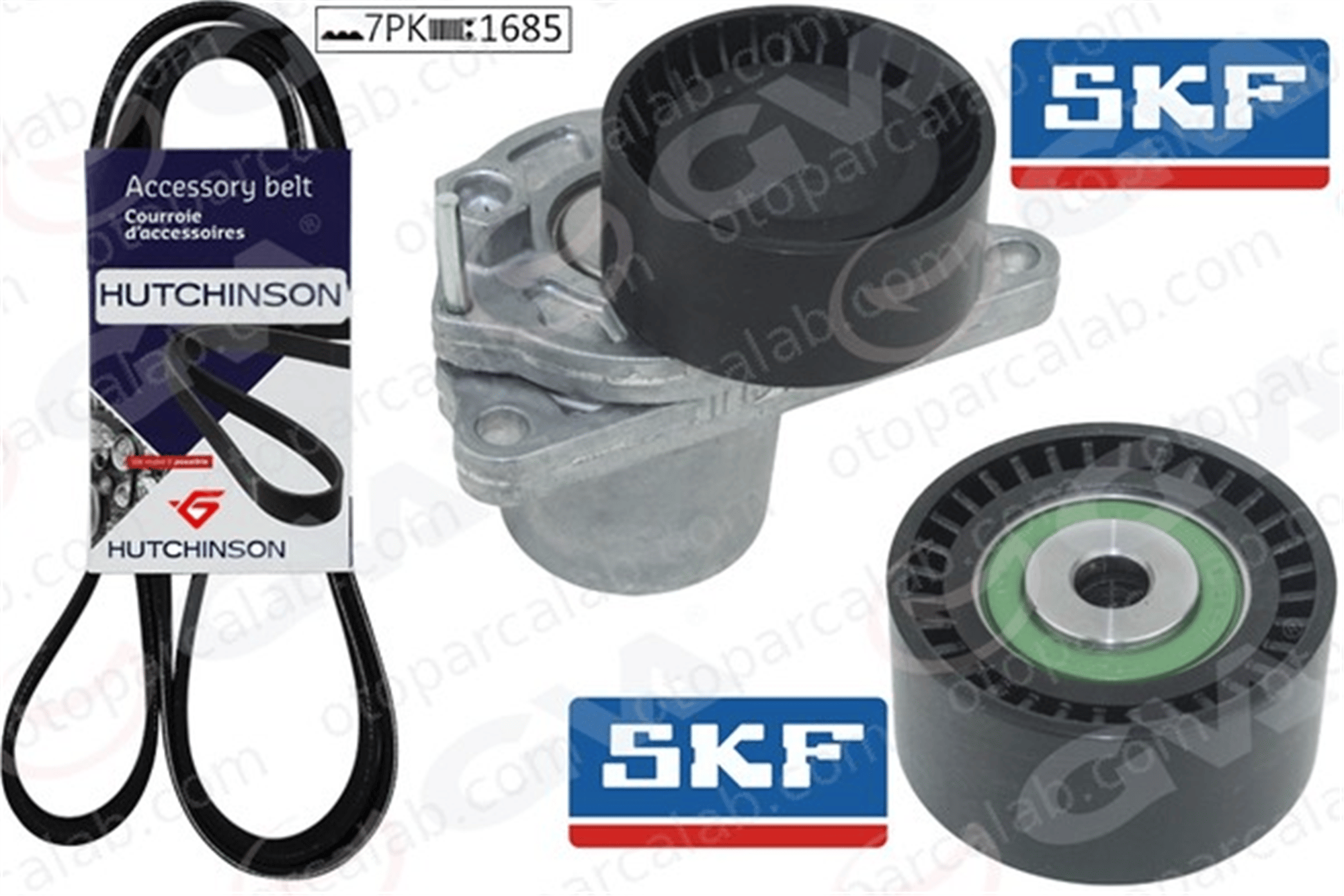 GVA 59A1120 Vantilatör Kayış Seti NISSAN NV300 Panelvan/Van NV300 Kombi A6229930296 117205040R