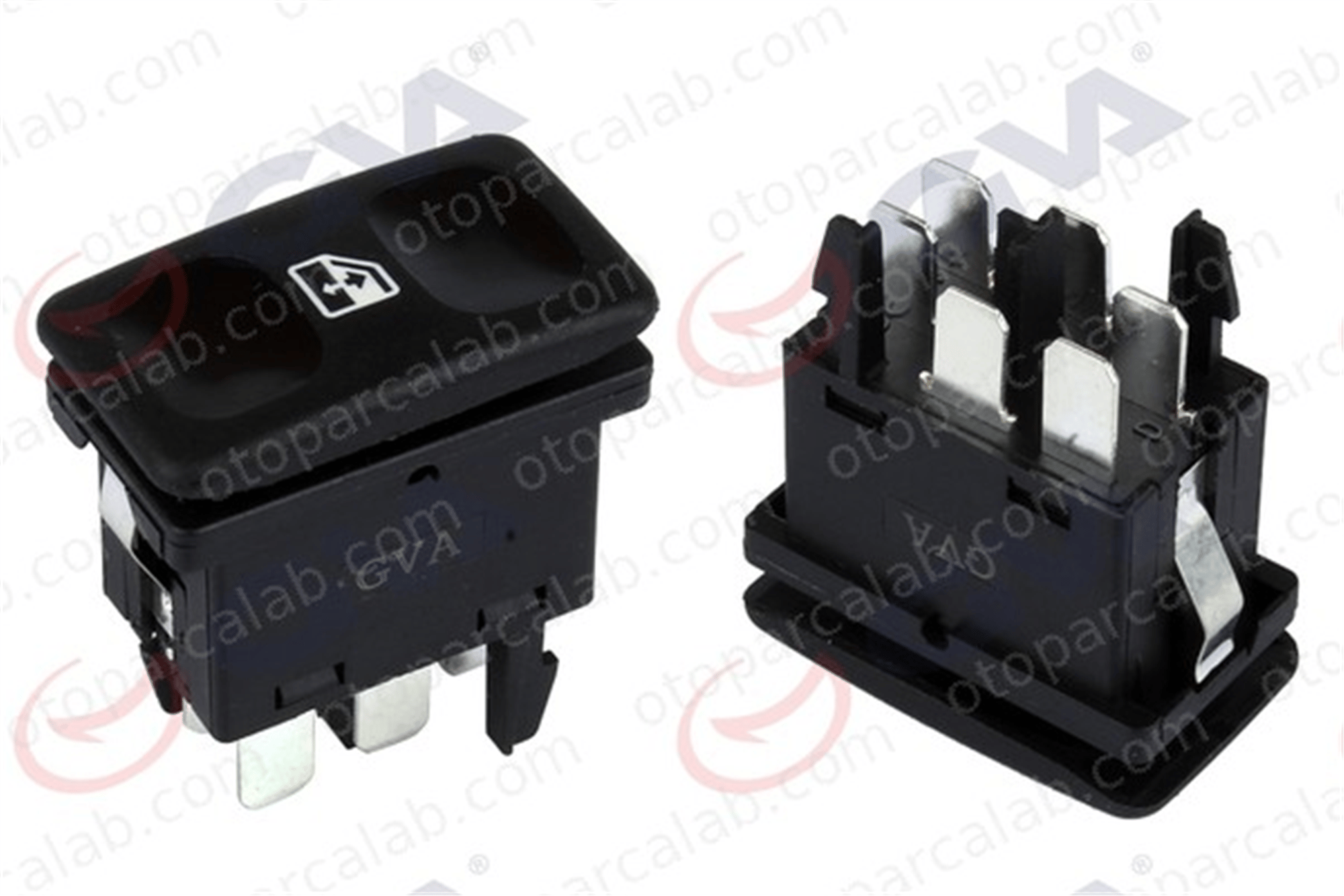 GVA 8075020 Cam Açma Düğmesi Ön Sağ VW GOLF II SEAT CORDOBA 191959855 19195985501C
