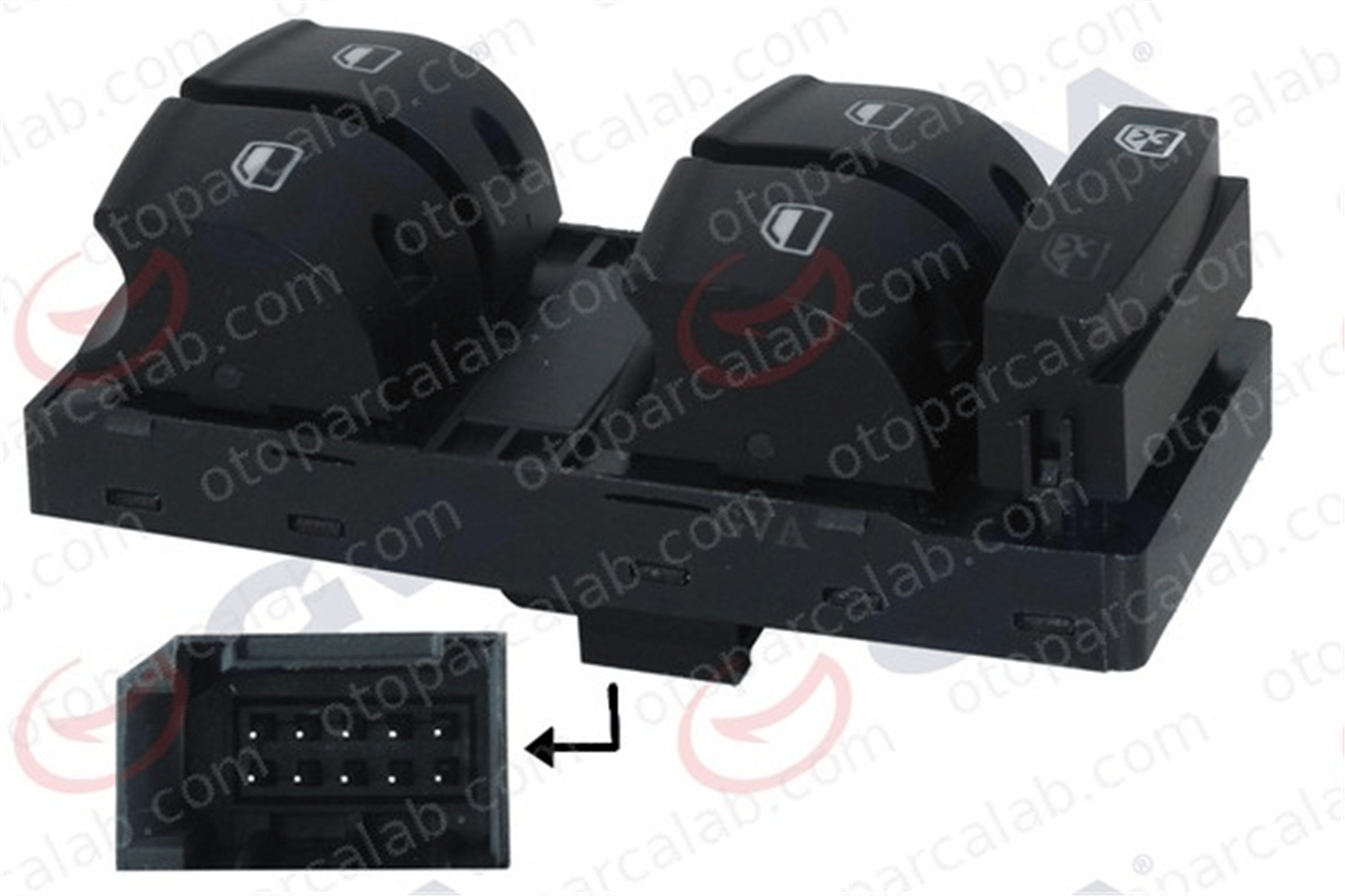 GVA 8075916 Cam Açma Düğmesi Ön Sağ AUDI A6 C6 Avant A6 C6 4F0959851 4F09598515PR