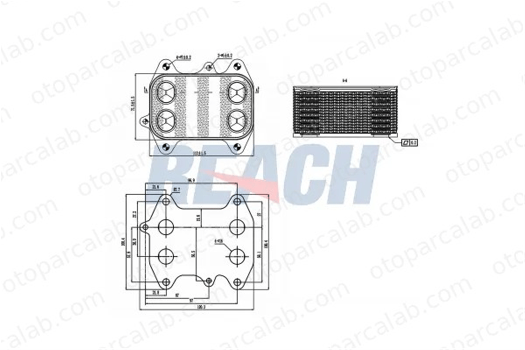 GVA 9113560 Motor Yağ Soğutucu AUDI A4 B8 A4 B8 Avant 3L117021C 3L115389B