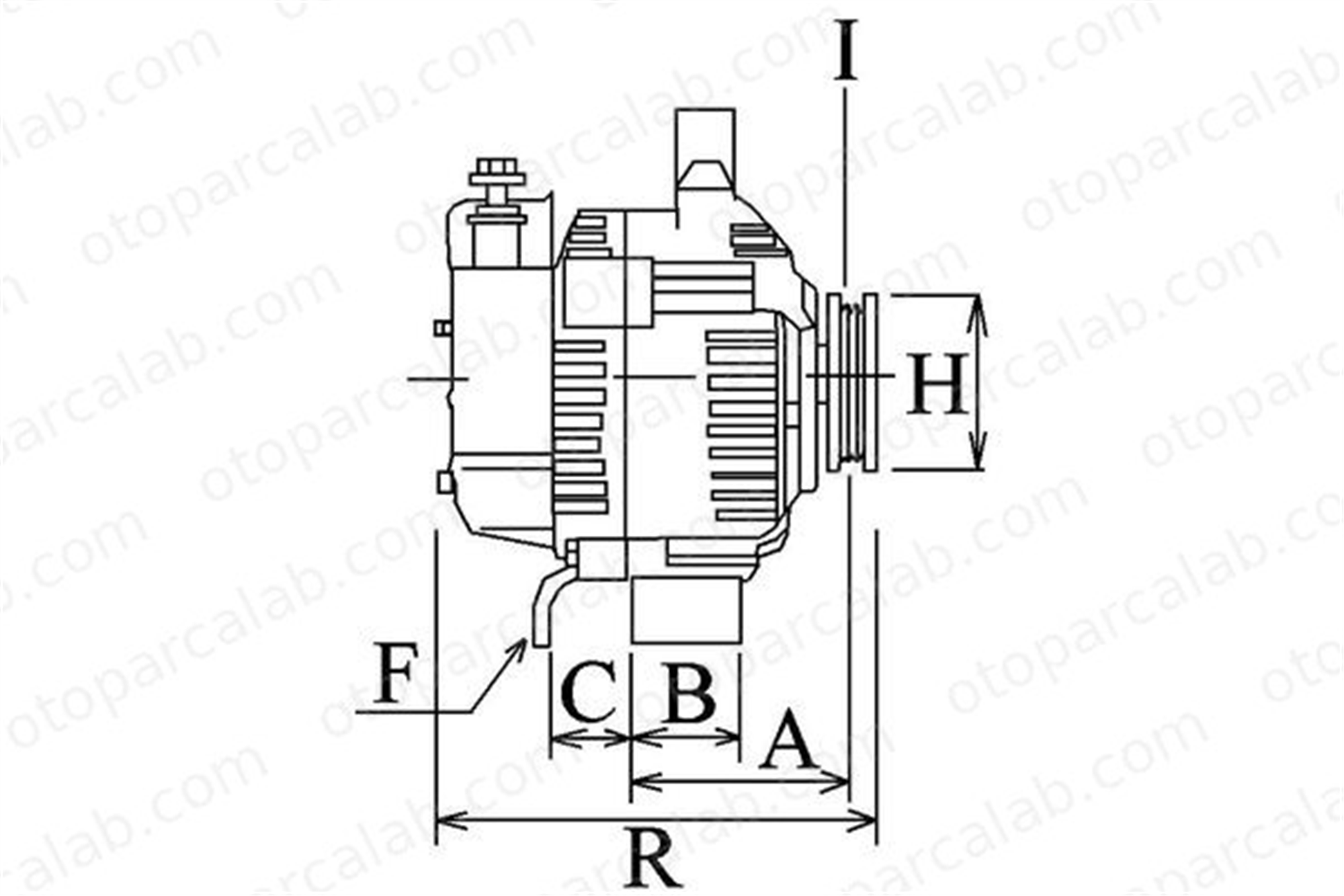 HC CARGO F 032 111 518 Alternatör HC-CARGO F 032 111 518 TOYOTA COROLLA COROLLA Station wagon 2706011170 2706011270