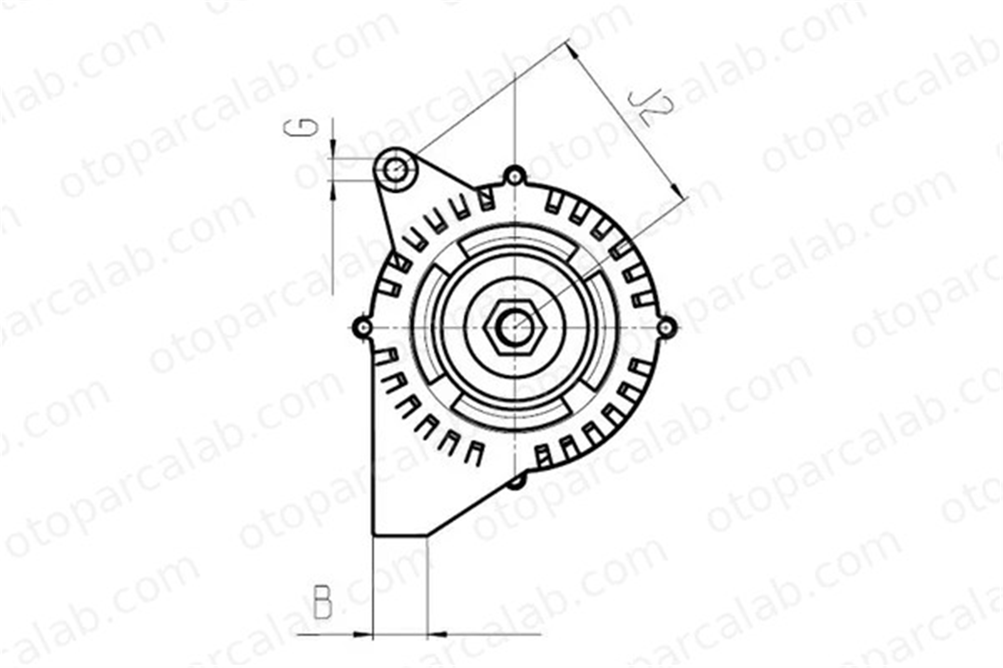 HC CARGO F 032 114 009 Alternatör HC-CARGO F 032 114 009 FORD FOCUS II FOCUS II Turnier 3N1110300AG 1708472