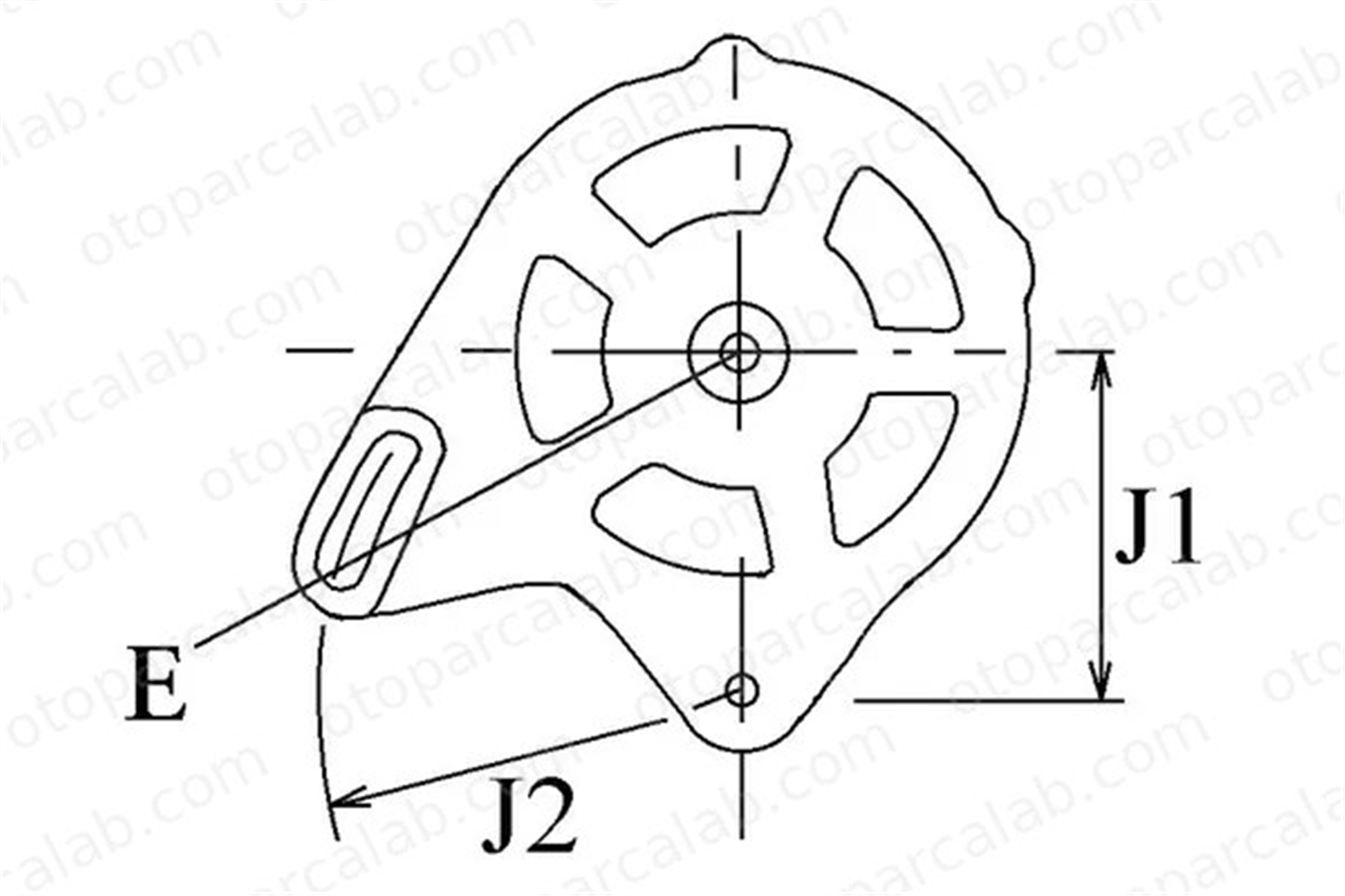 HC CARGO F 032 115 549 Alternatör HC-CARGO F 032 115 549 DACIA LOGAN II LOGAN MCV II 2310000G1H 2310000GAT