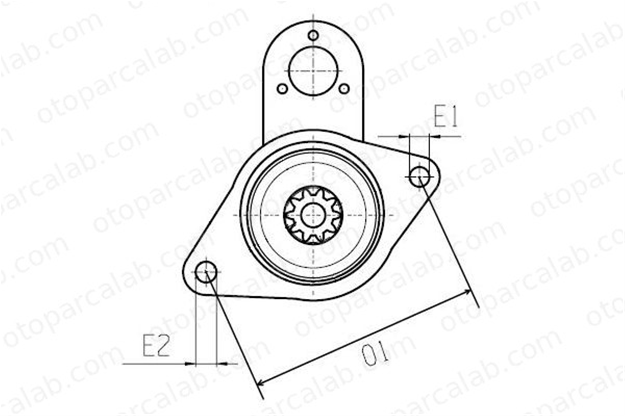 HC CARGO F 032 116 261 Marş Dinamosu HC-CARGO F 032 116 261 AUDI A4 B9 A4 B9 Avant 4L911021X 04L 911 021 X