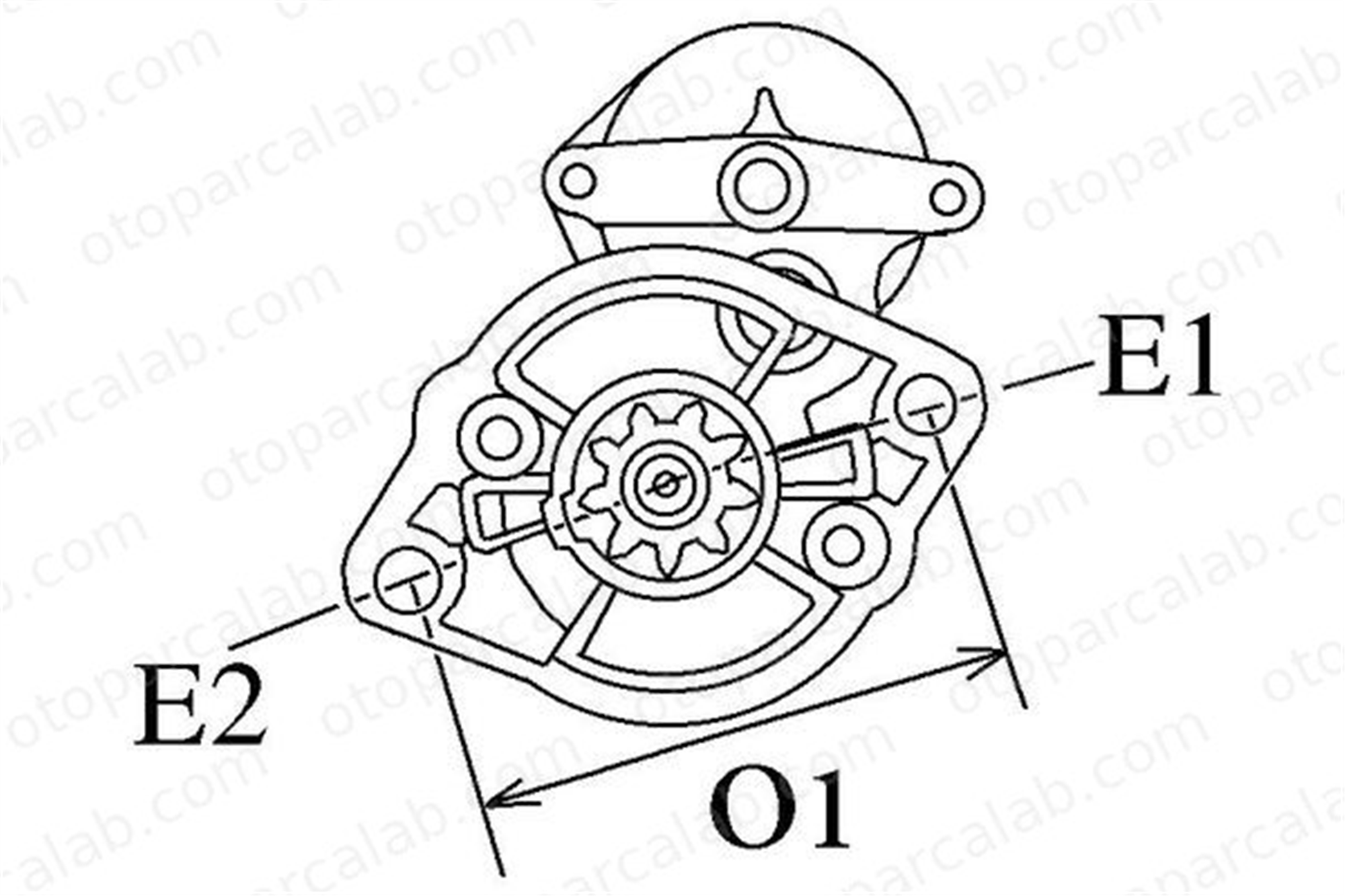 HC CARGO F 032 116 445 Marş Dinamosu HC-CARGO F 032 116 445 ISUZU CAMPO TROOPER I Açık arazi aracı 8970489660 8970489661