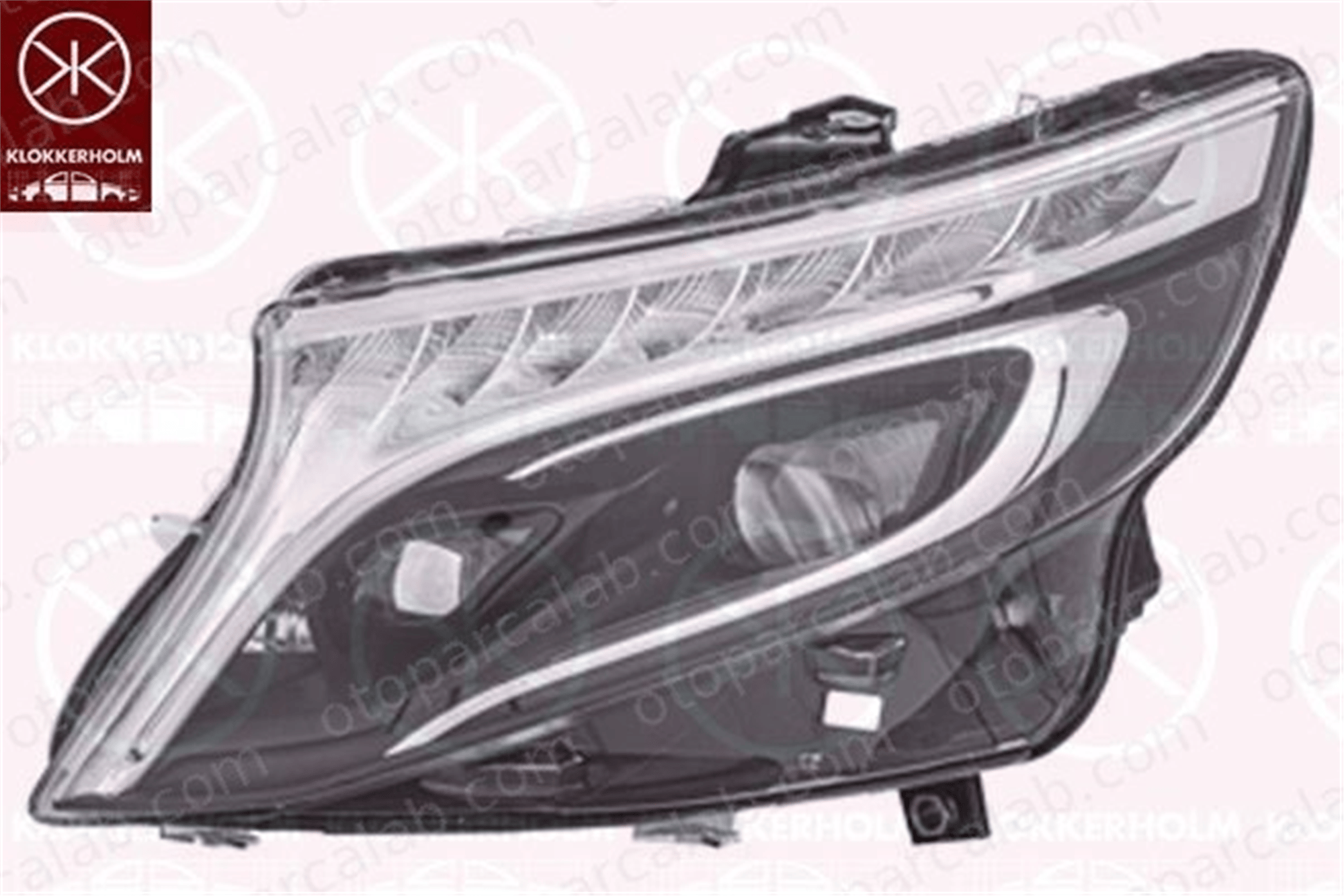 HELLA 1EX 011 284-711 Far Lambası Sol MERCEDES-BENZ VITO Mixto VITO Tourer A4479065200 4479065200