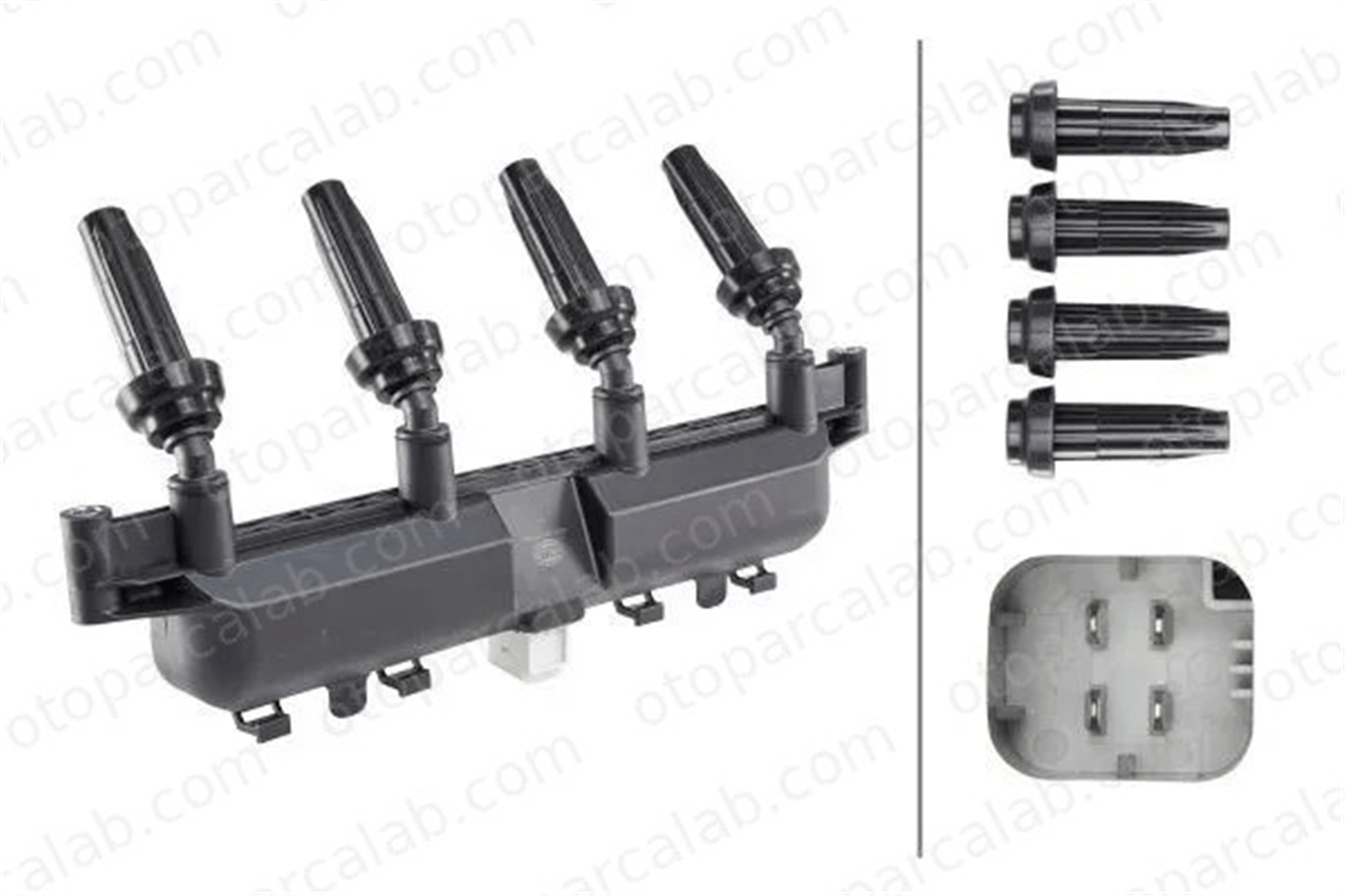 HELLA 5DA 193 175-441 Ateşleme Bobini CITROËN SAXO BERLINGO / BERLINGO FIRST Kasa/büyük limuzin 597097 597078