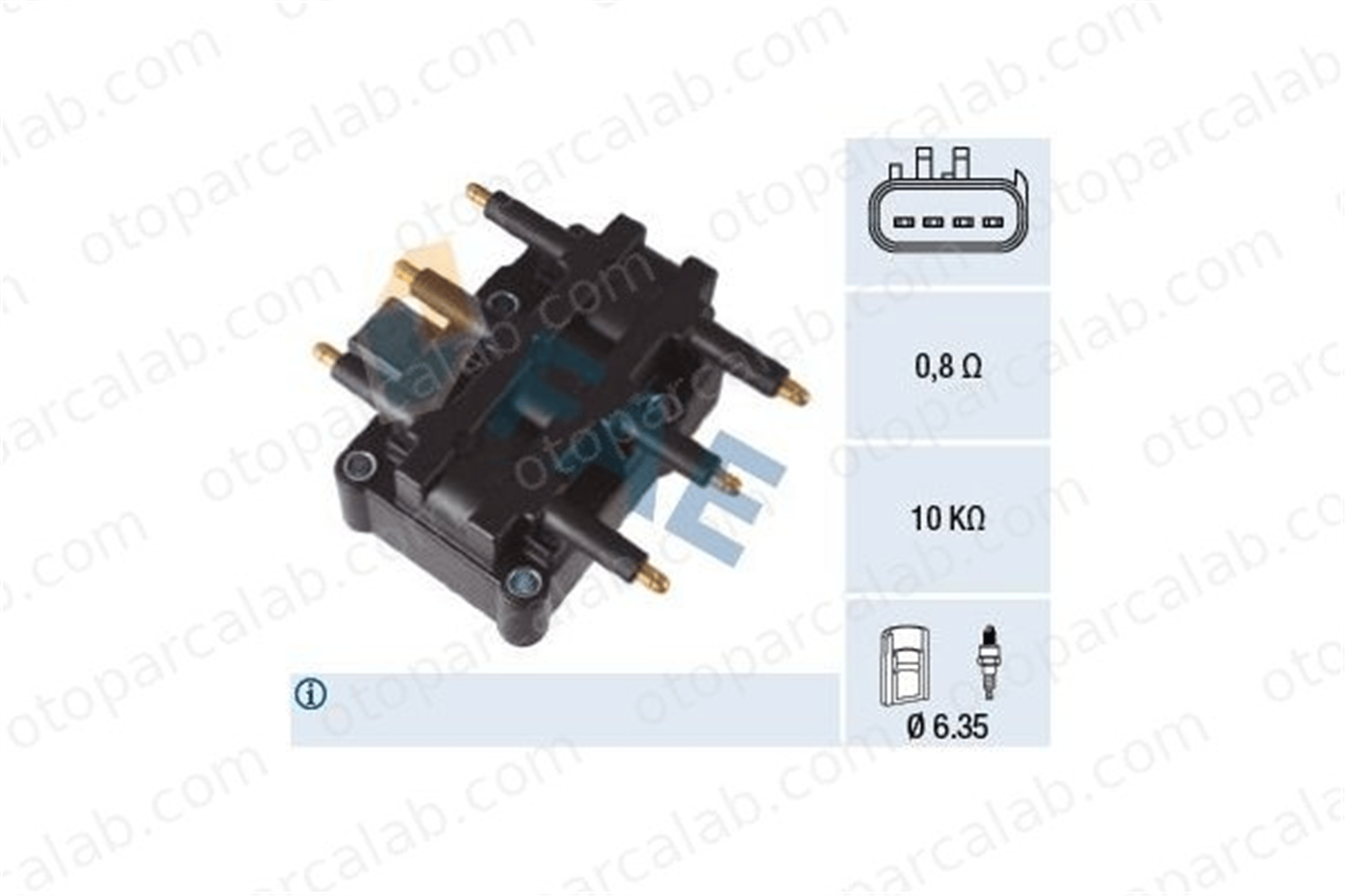 HELLA 5DA 230 036-421 Ateşleme Bobini CHRYSLER GRAND VOYAGER V VOYAGER IV 56032520AB 56032520AC