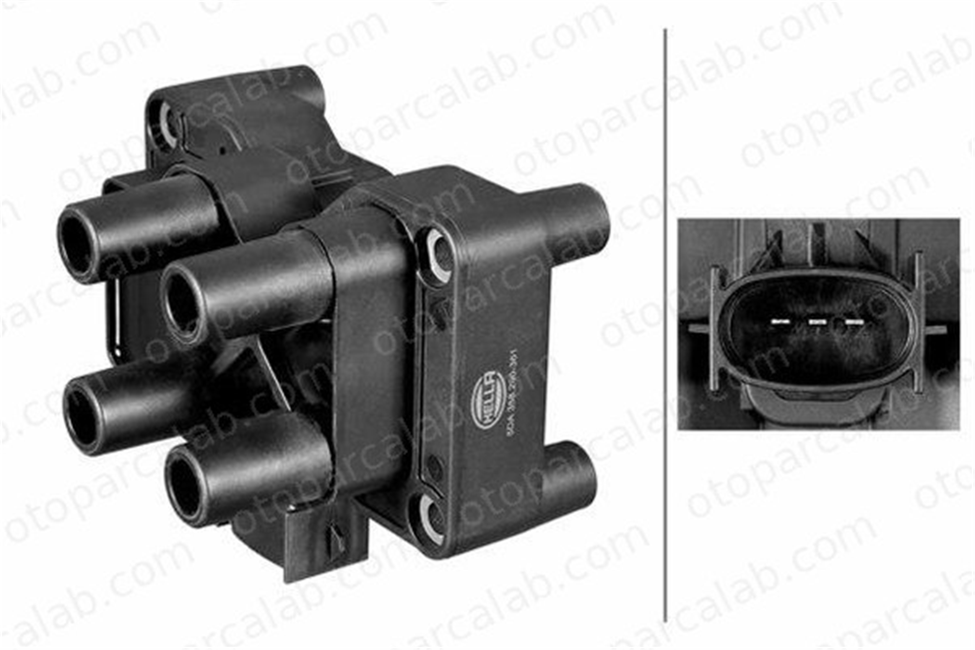 HELLA 5DA 358 290-361 Ateşleme Bobini FORD ESCORT VI FIESTA V 1S7G12029AC 1053904