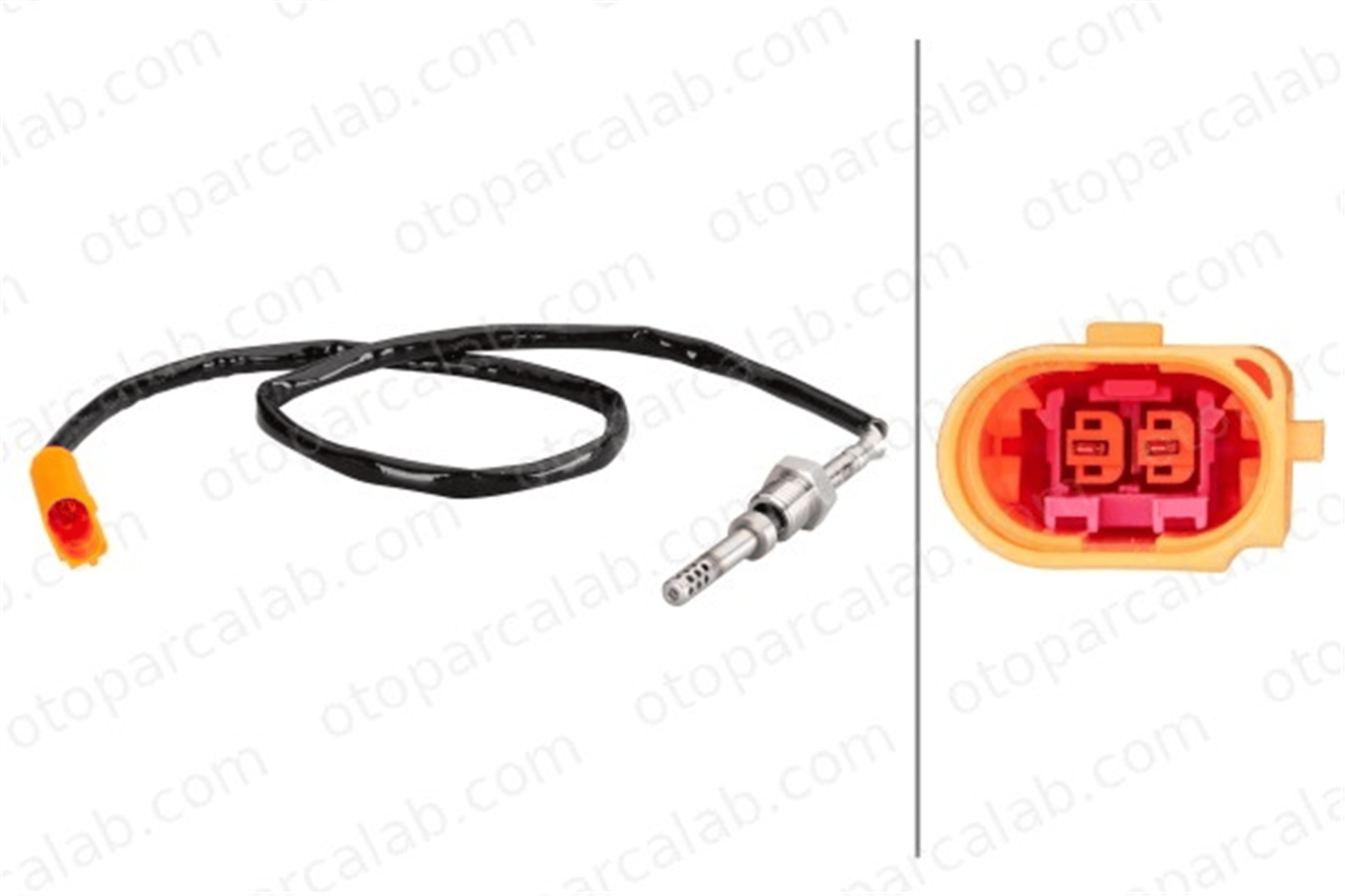 HELLA 6PT 010 376-251 Egzoz Sıcaklık Sensörü VW TRANSPORTER T5 Minibüs/Otobüs TRANSPORTER T5 Panelvan/Van 3K906088B 03K906088B
