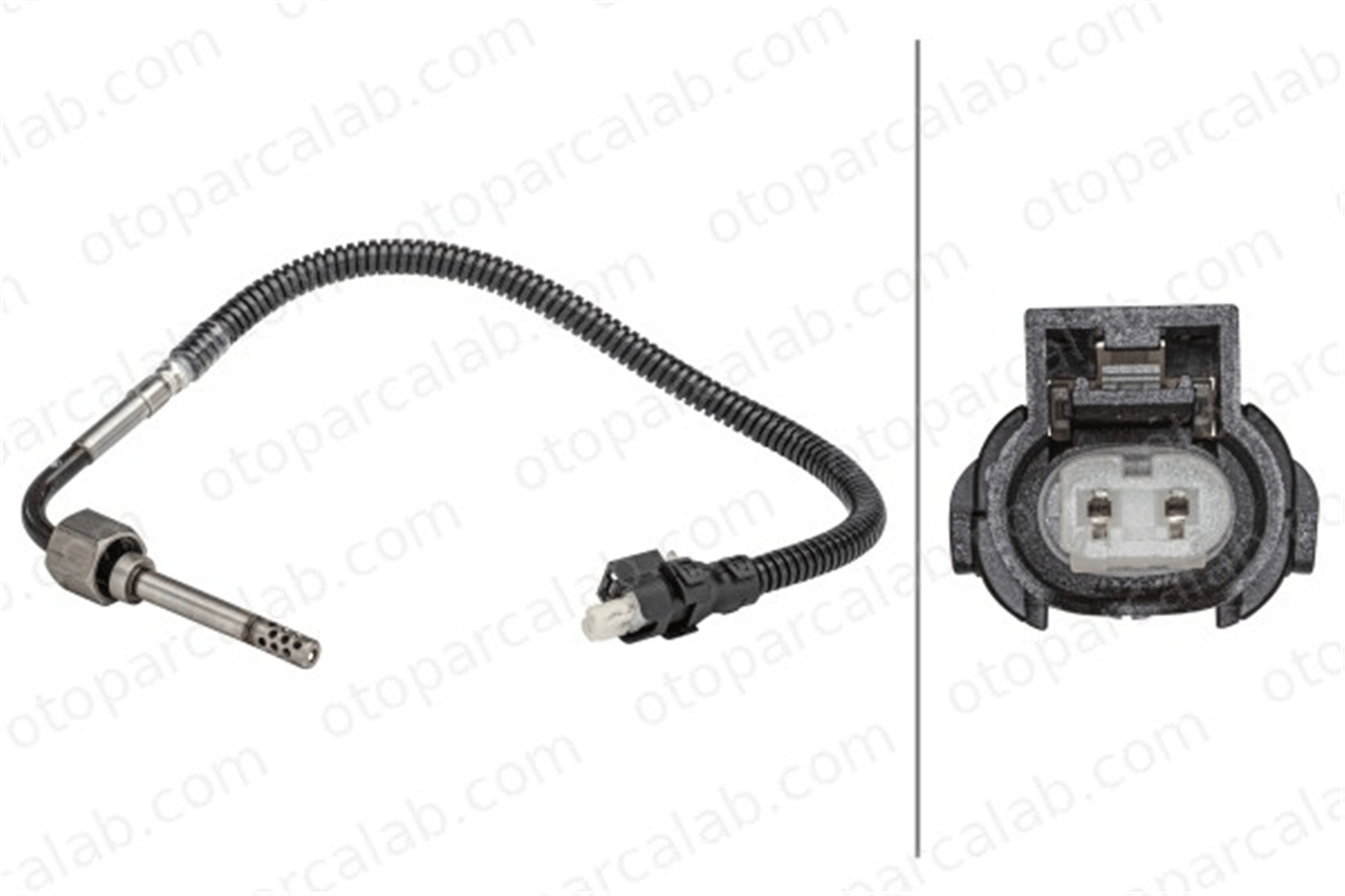 HELLA 6PT 358 181-211 Egzoz Sıcaklık Sensörü MERCEDES-BENZ GLK-SERISI SL A0009053505 135506