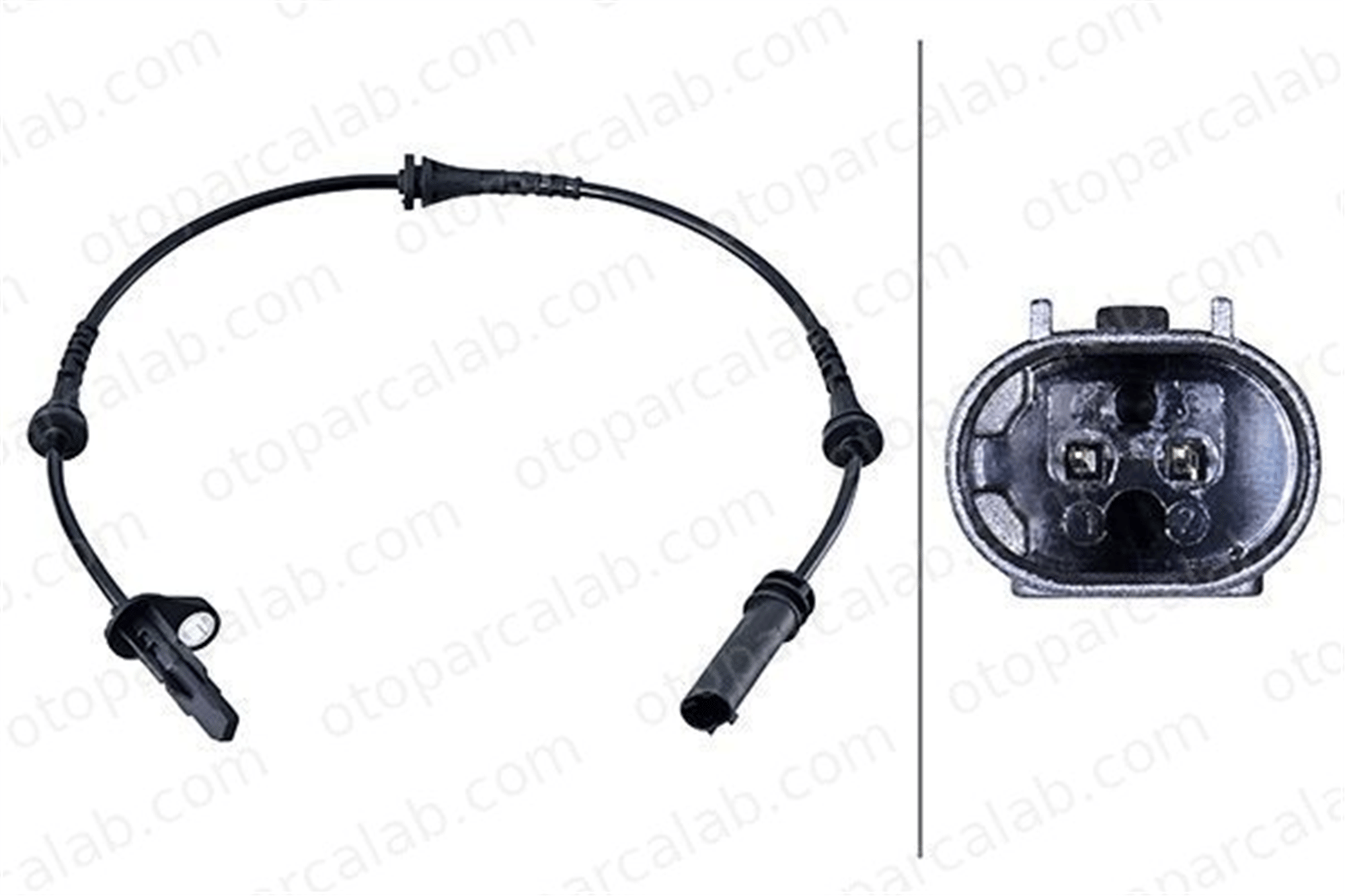 HELLA 6PU 358 216-061 Abs Sensörü Arka Sağ veya Sol BMW 3 Z4 Roadster 34526862806 34526892609