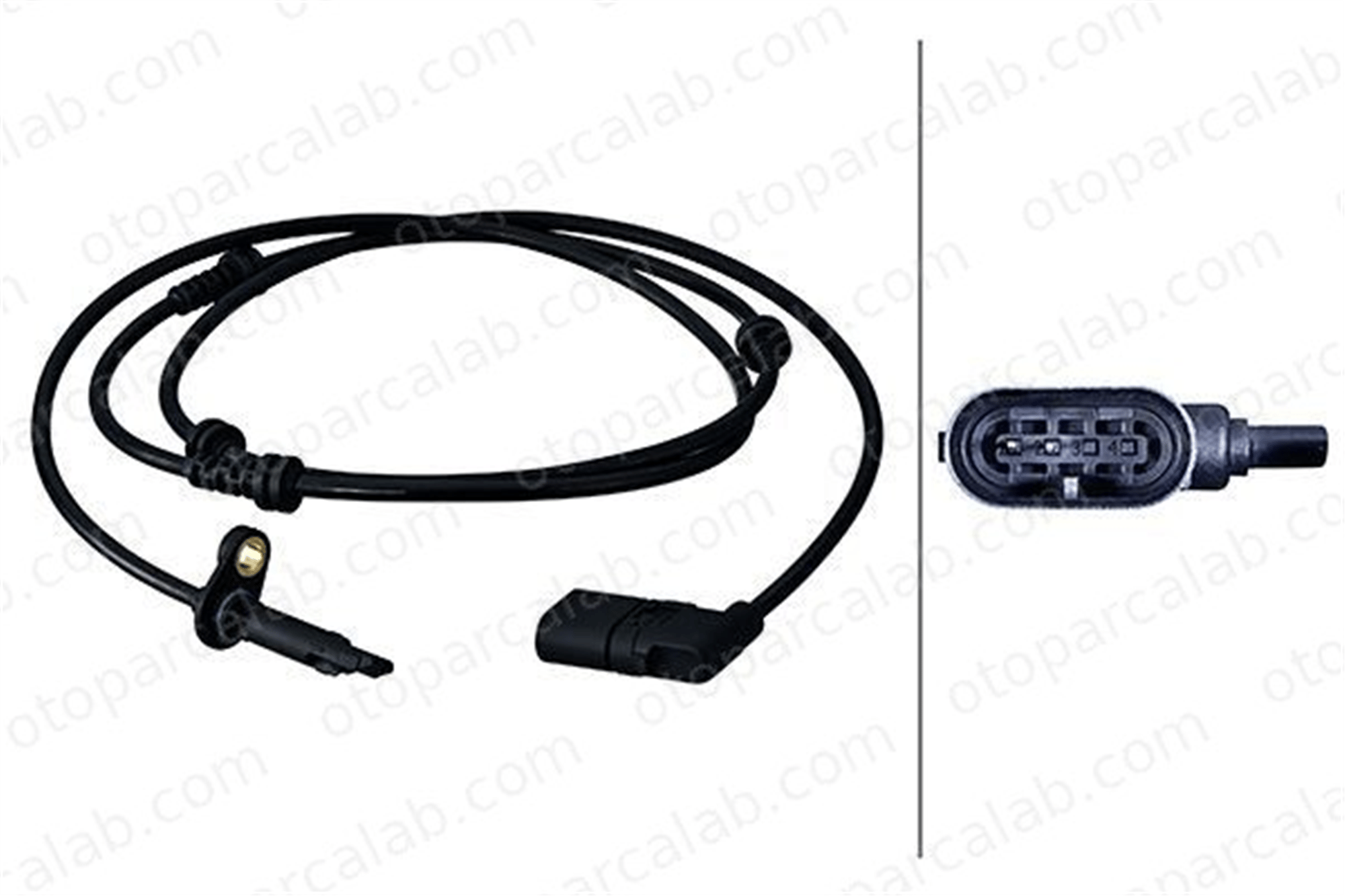 HELLA 6PU 358 216-191 Abs Sensörü Ön Sol MERCEDES-BENZ GLC GLC Coupe A2539053500 2539053500