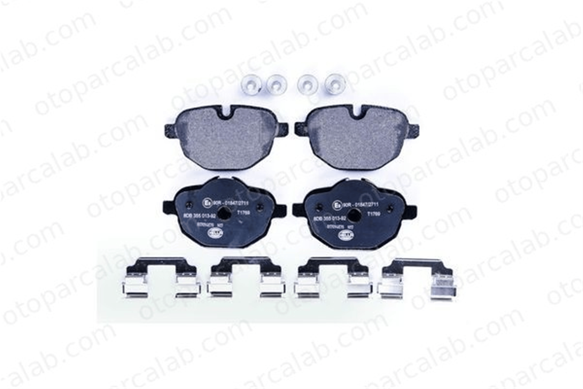 HELLA 8DB 355 013-921 Fren Disk Balata Arka BMW 5 5 Touring 34216885451 34216796741