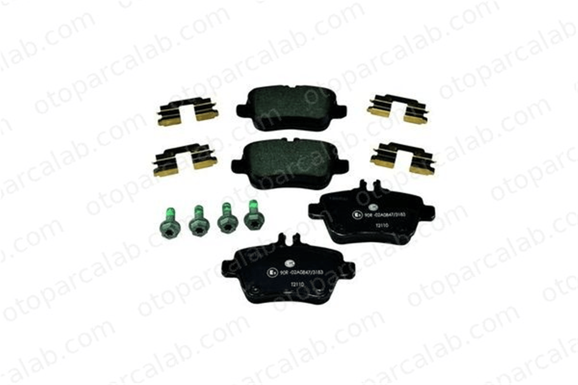 HELLA 8DB 355 019-641 Fren Disk Balata Arka MERCEDES-BENZ A-SERISI B-SERISI Sports Tourer A0074209520 64202320