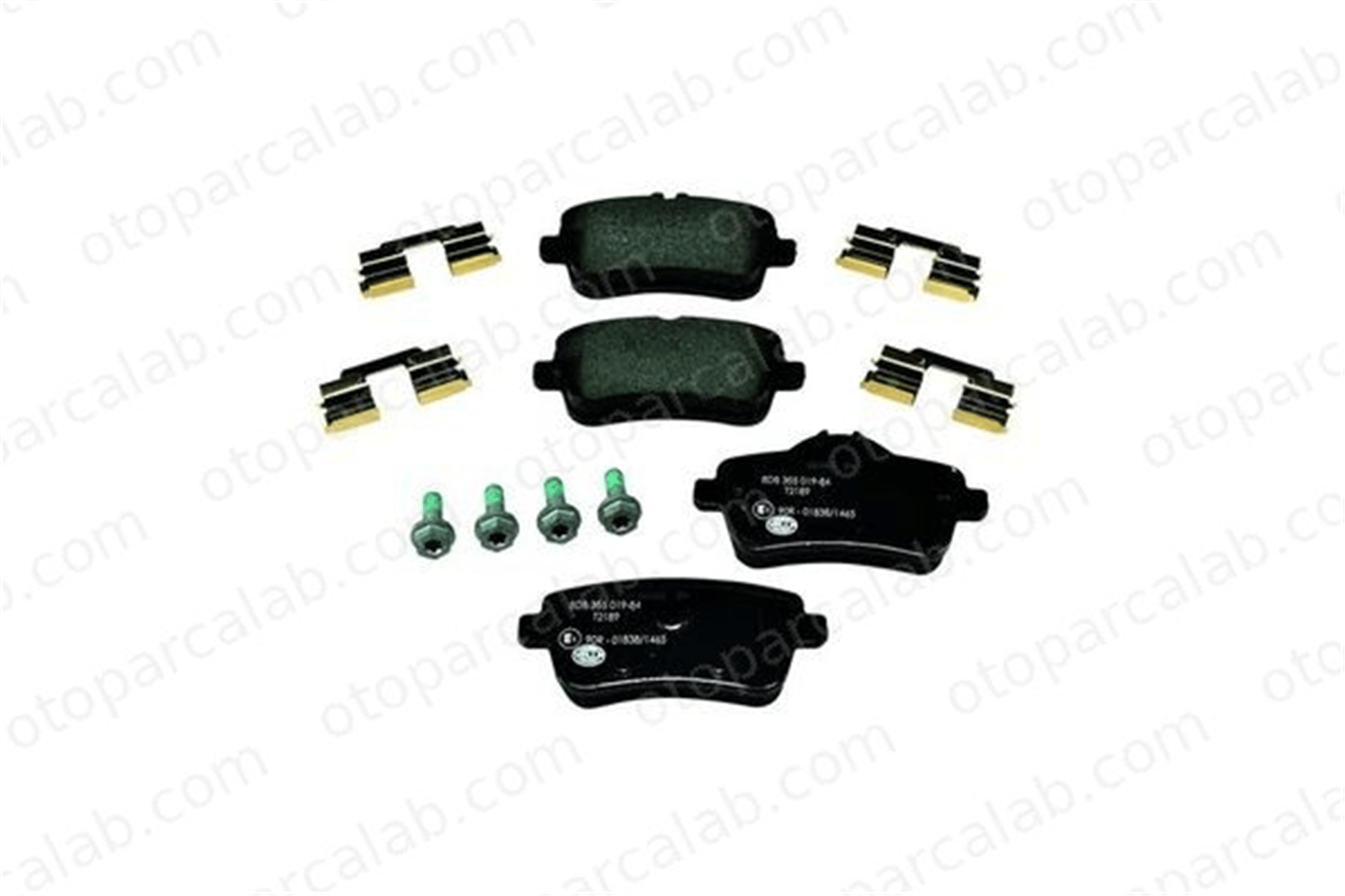 HELLA 8DB 355 019-841 Fren Disk Balata Arka MERCEDES-BENZ GLE Coupe M-SERISI A0064203320 64203320