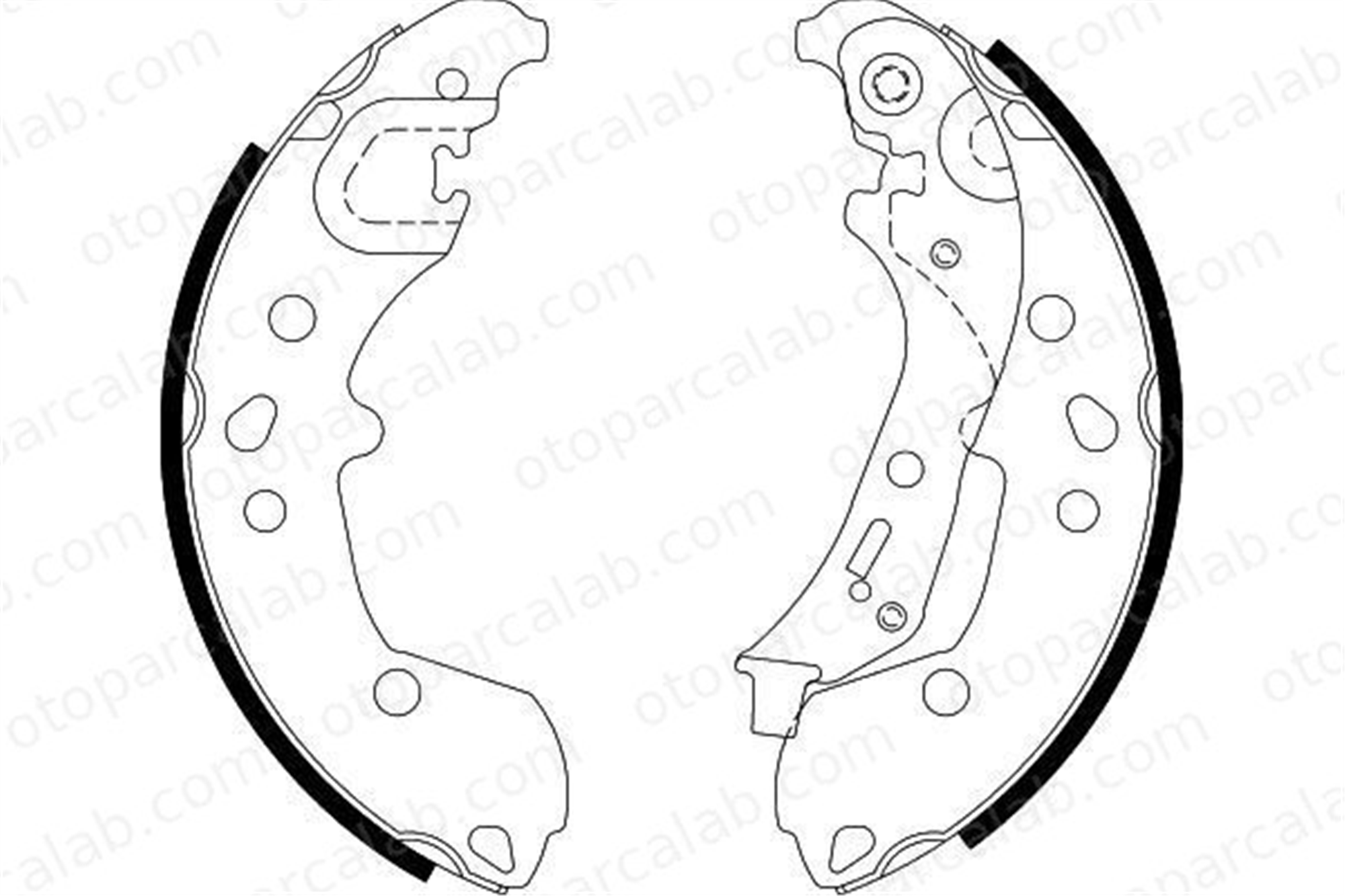HELLA 8DB 355 022-881 Fren Pabuçlu Balata Arka SEAT IBIZA V VW POLO VI 2Q0698525