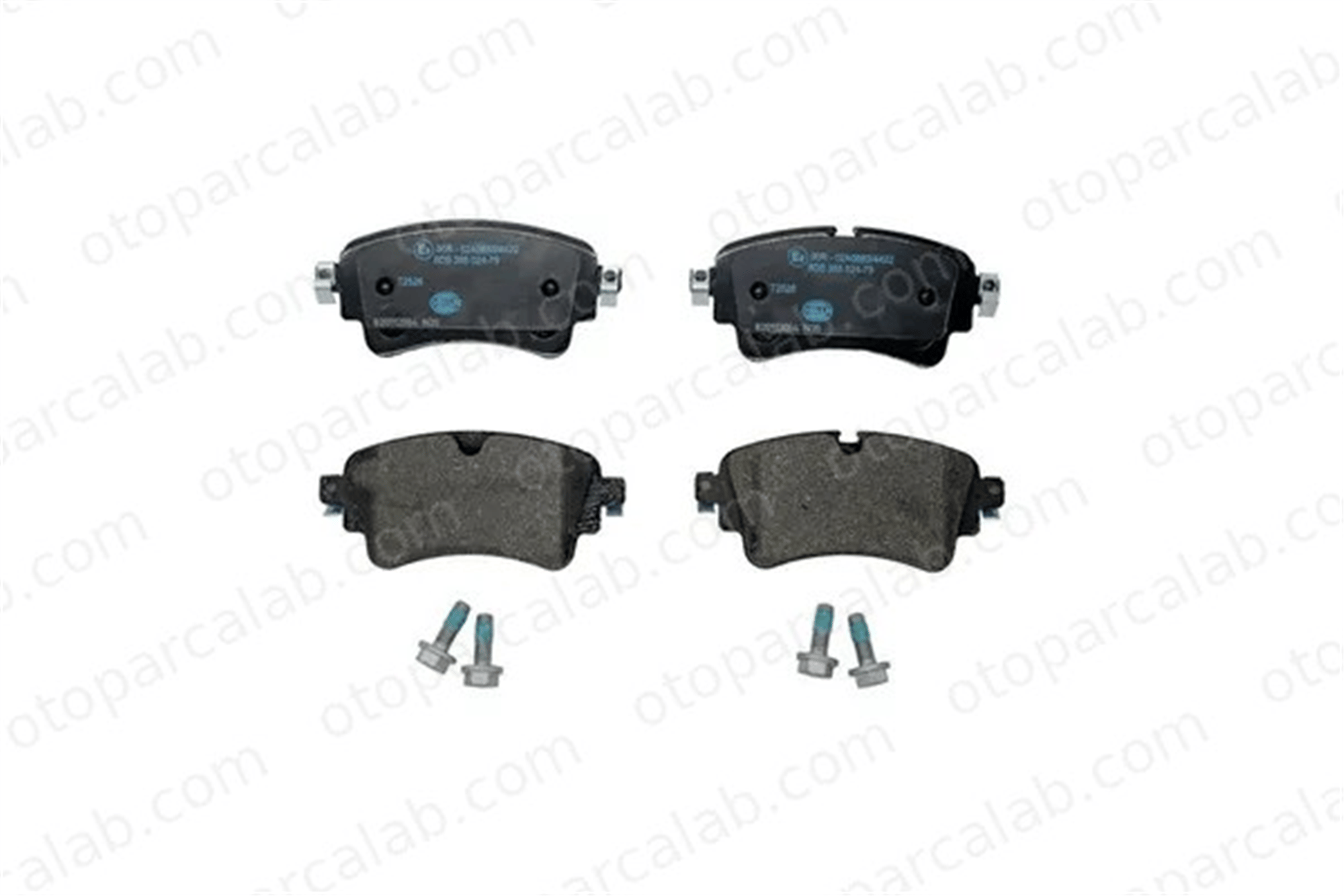 HELLA 8DB 355 024-791 Fren Disk Balata Arka AUDI A4 B9 Avant A4 B9 8W0698451H 8W0698451G