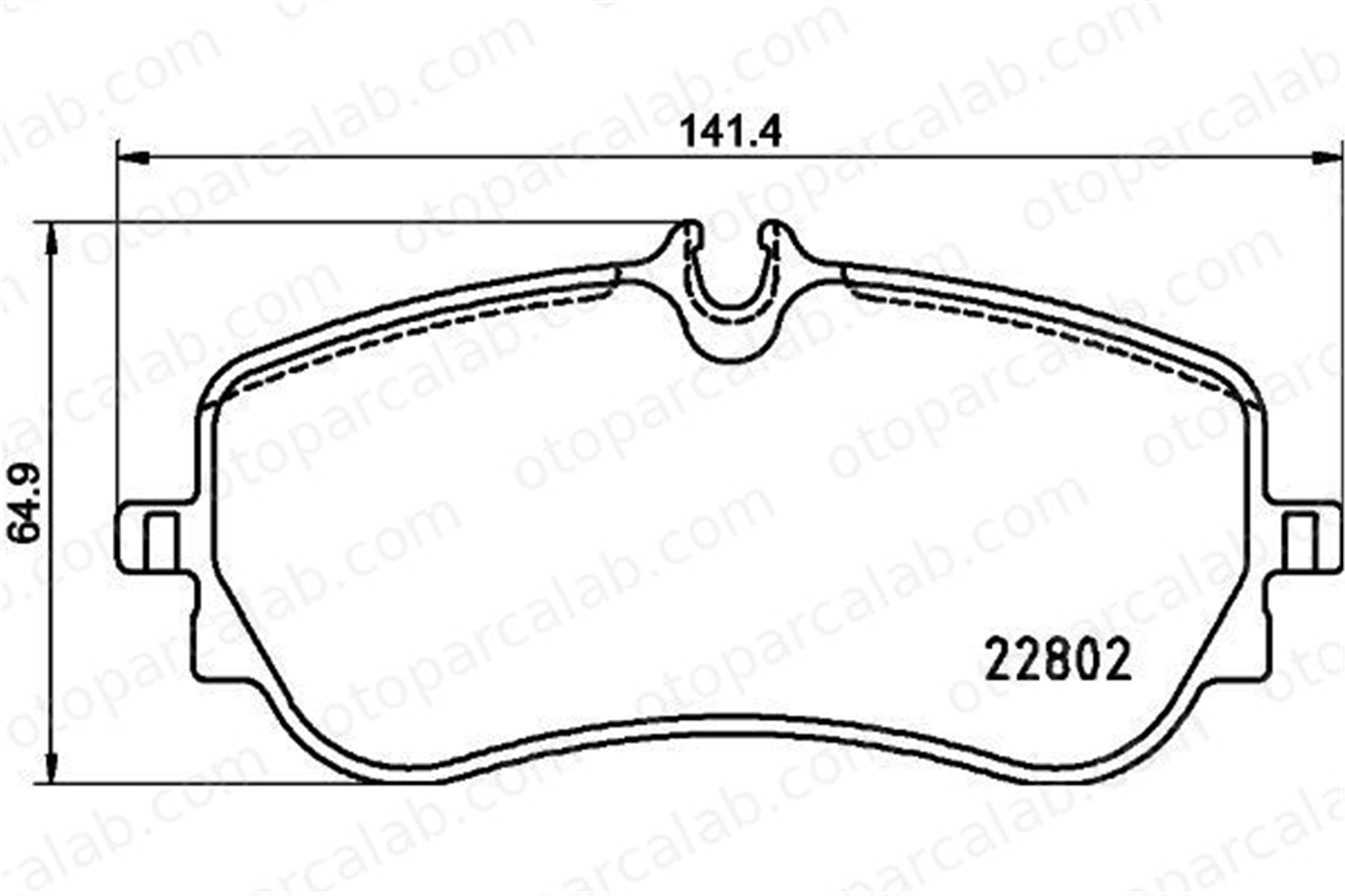 HELLA 8DB 355 037-751 Fren Disk Balata Arka VW CRAFTER Panelvan/Van MAN TGE Panelvan/Van 2H6698451 2N0698451