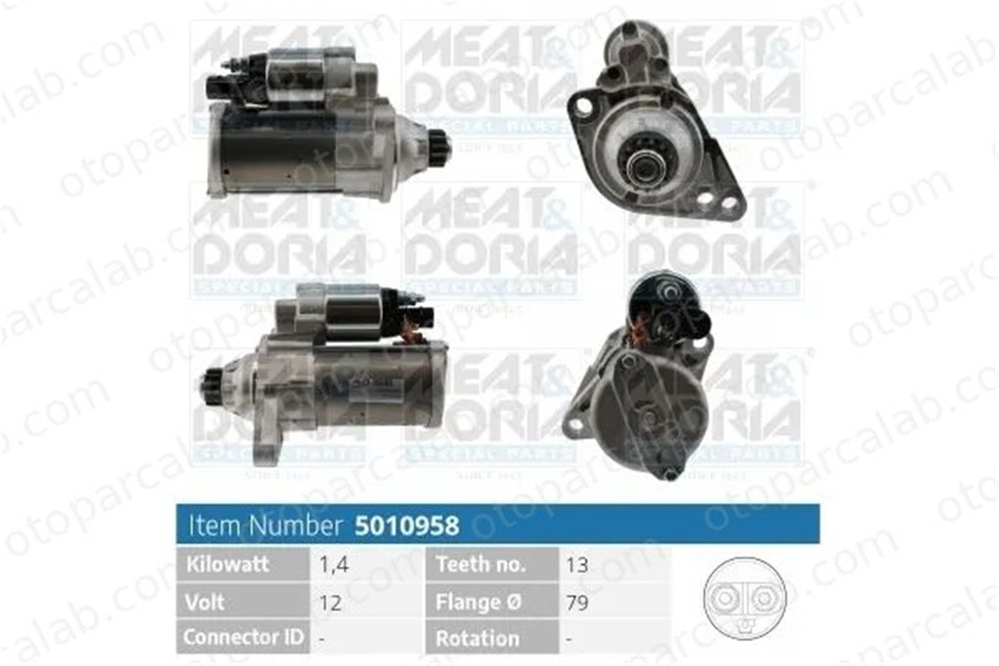 HELLA 8EA 011 612-941 Marş Dinamosu VW GOLF VII Variant SEAT LEON ST 2Z911024F 2Z911021E