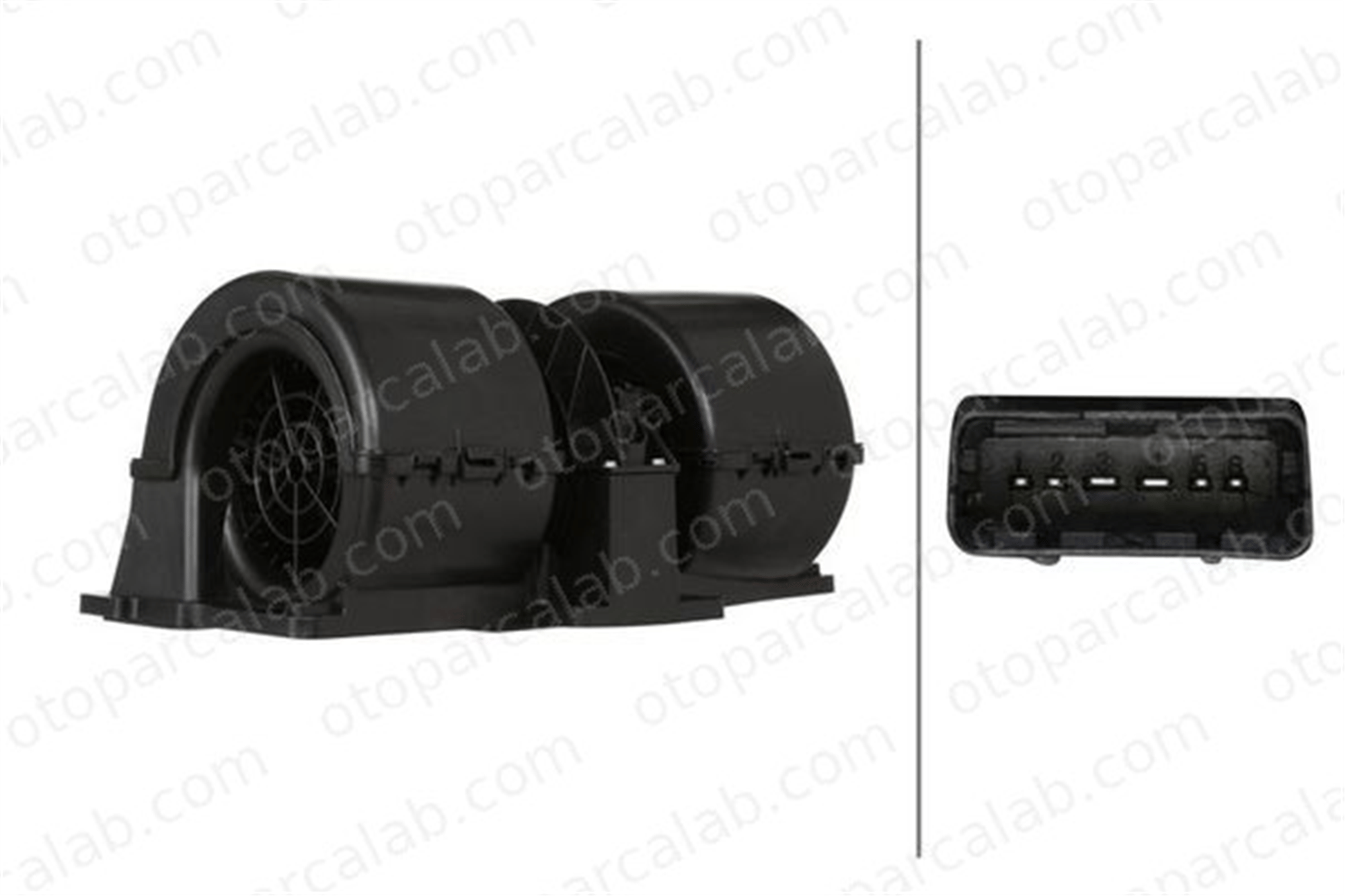 HELLA 8EW 366 400-251 Kalorifer Motoru SCANIA R II P II 1854876 1854877