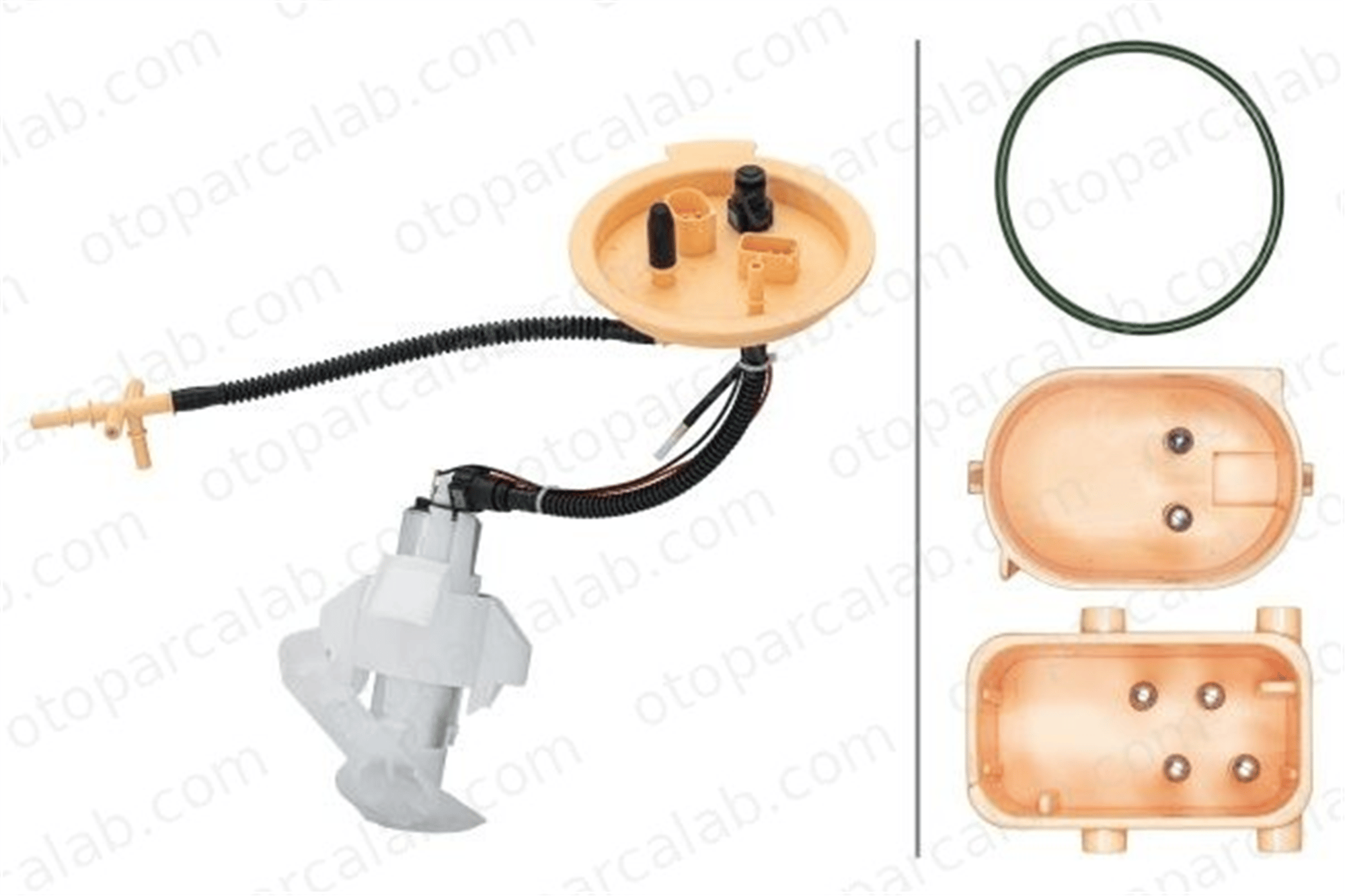 HELLA 8TF 358 302-931 Depo Şamandırası BMW 5 5 Touring 7260648 16117260648