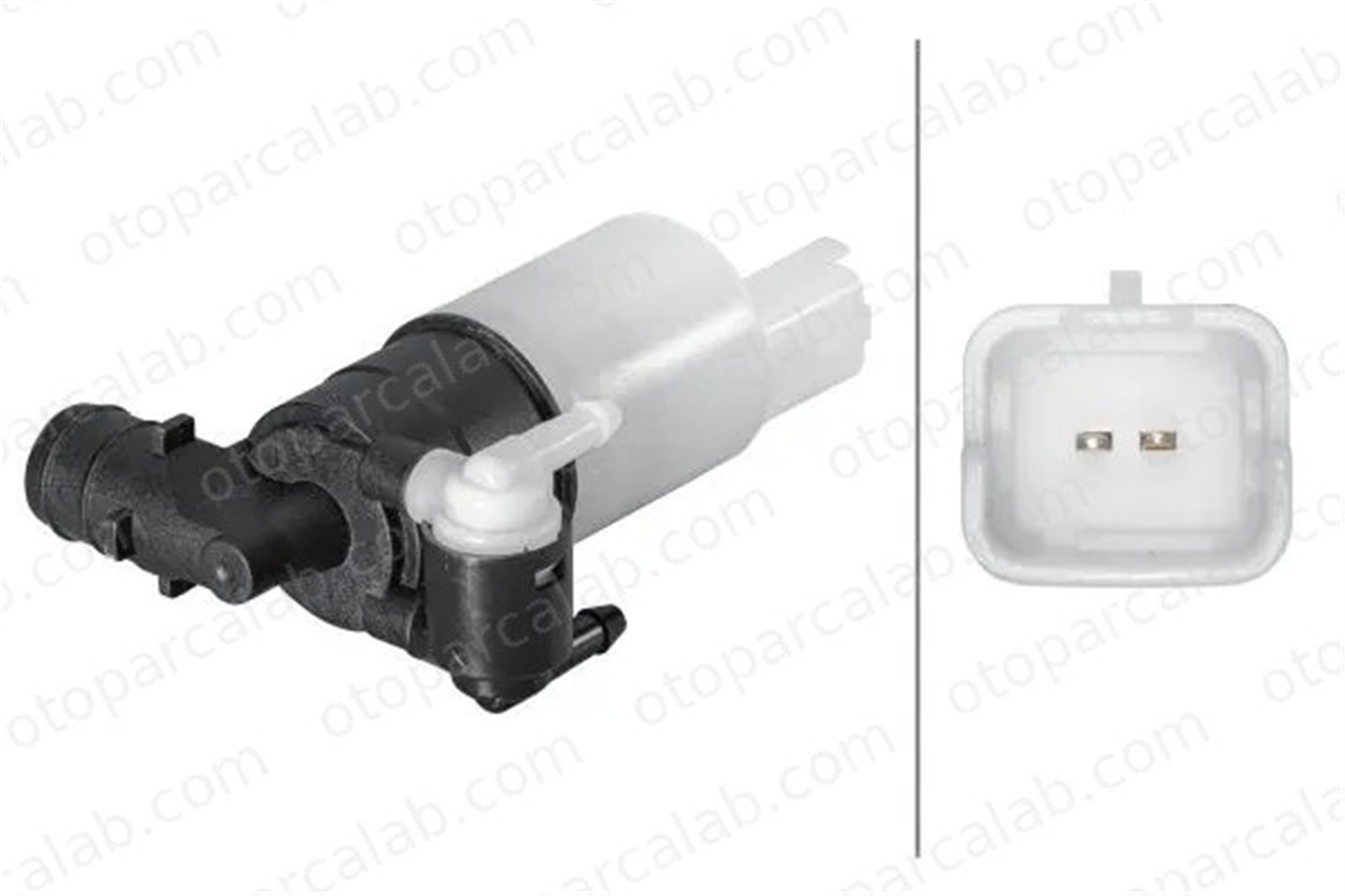 HELLA 8TW 006 848-161 Cam Su Motoru PEUGEOT PARTNER Kasa/büyük limuzin CITROËN C5 III Break 6434A8