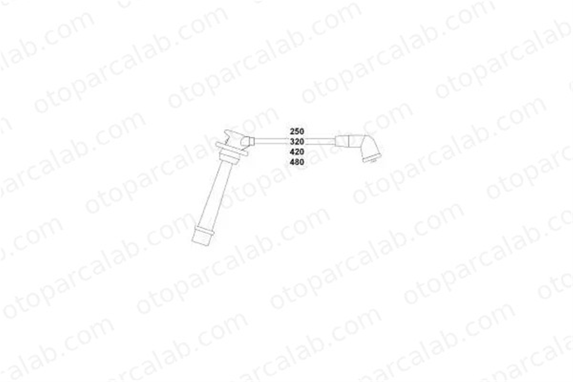 HELLUX HBK3189 Buji Kablosu HYUNDAI ACCENT II ACCENT II Sedan 2750126D00 2750126A00