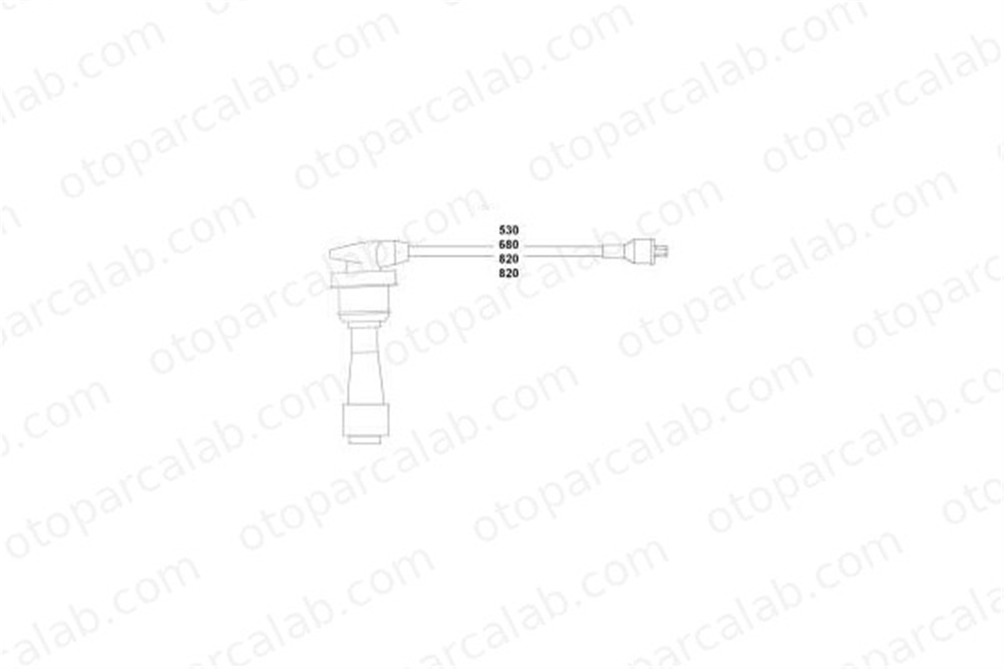 HELLUX HBK3192 Buji Kablosu HYUNDAI SONATA III MITSUBISHI GALANT VI 2750133A00 2740133110