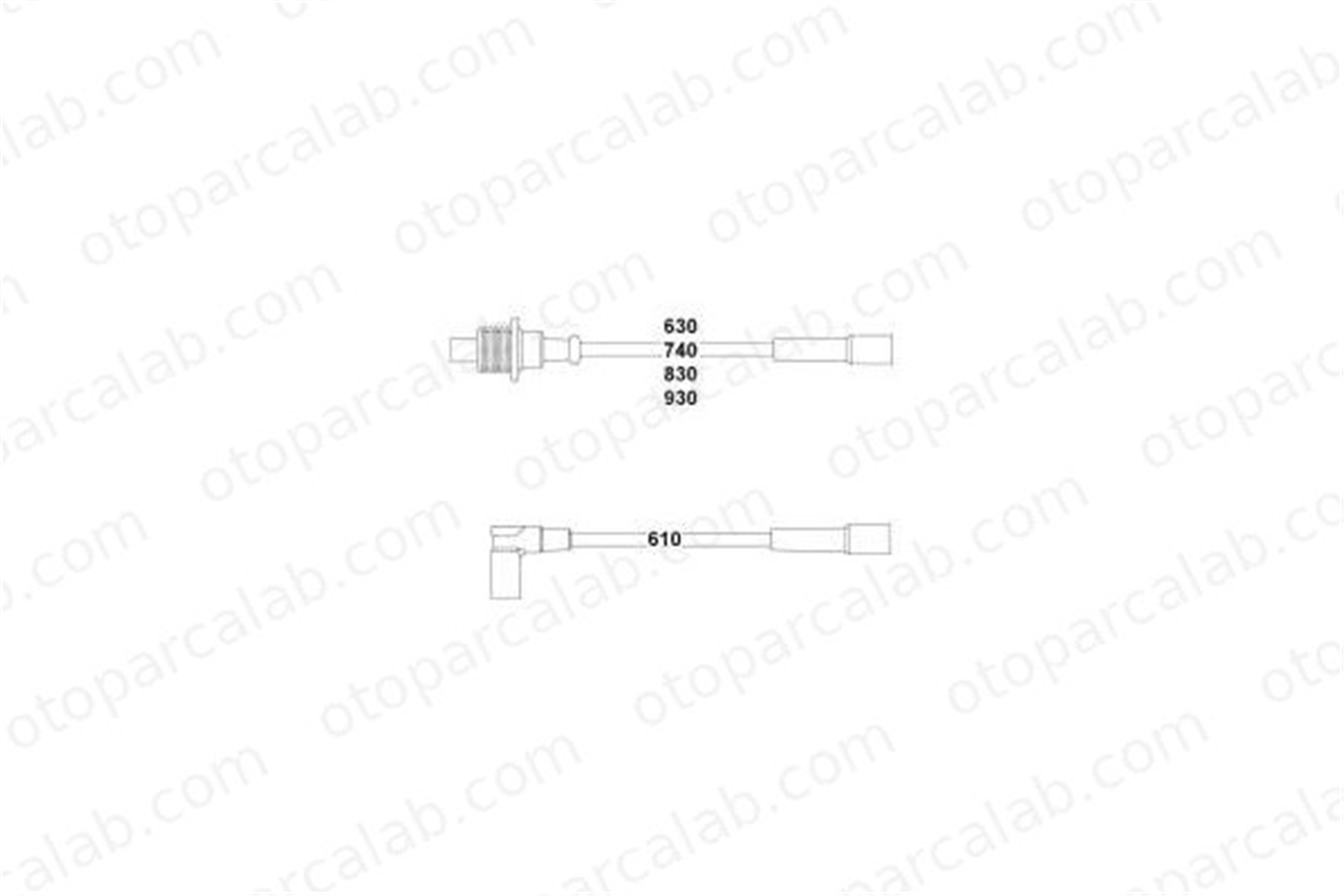 HELLUX HBK3285 Buji Kablosu PEUGEOT 205 I Cabrio 205 II 5967K9