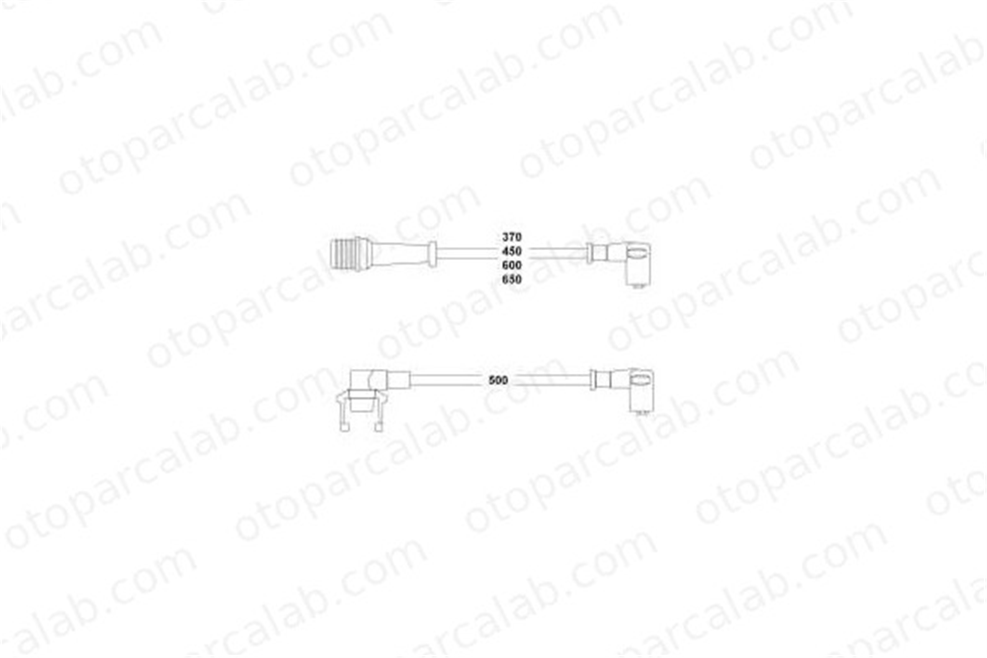 HELLUX HBK3328 Buji Kablosu RENAULT 21 Sedan ESPACE I 7700720783 7700720781