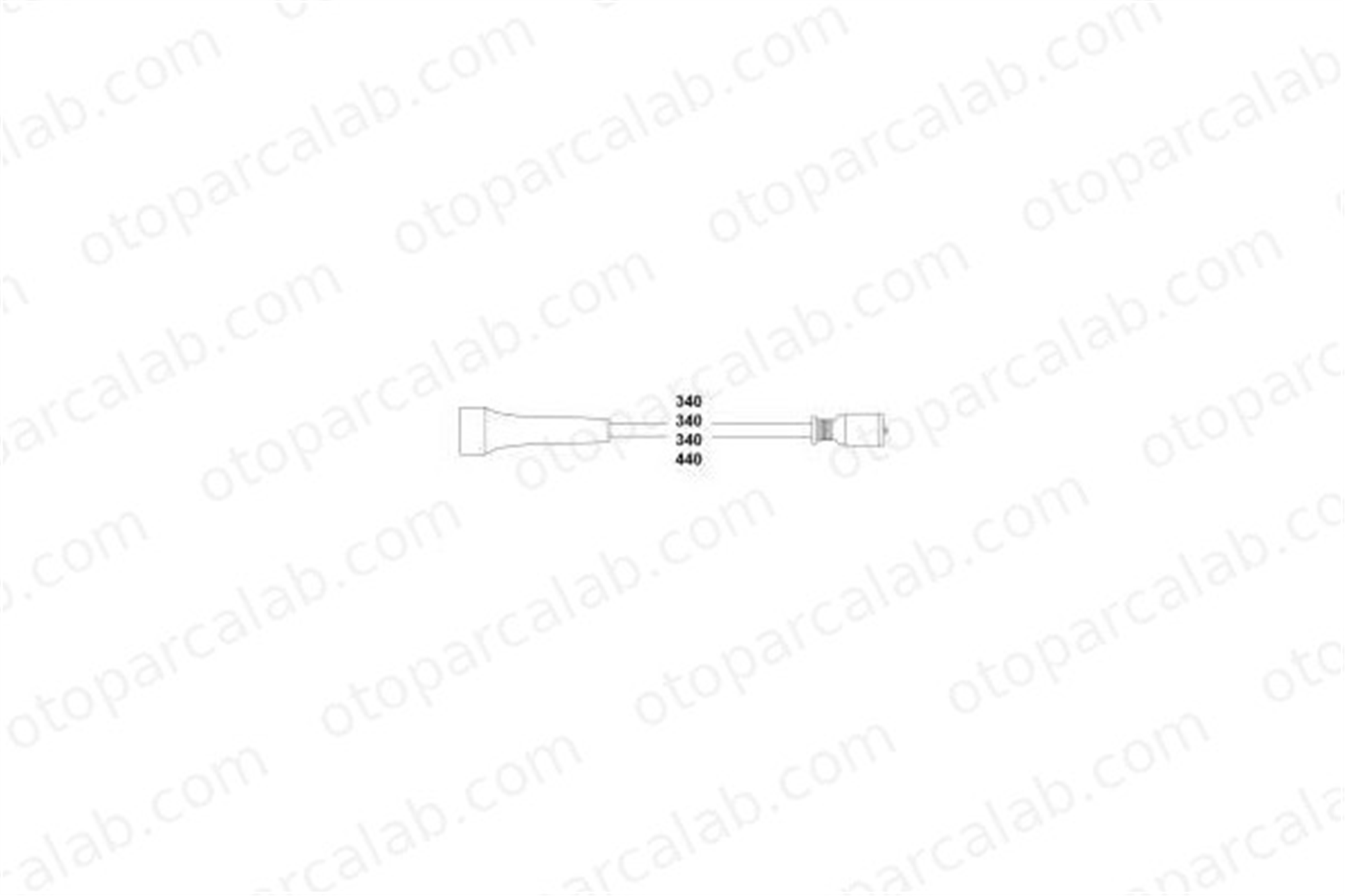 HELLUX HBK3331 Buji Kablosu RENAULT MEGANE I LAGUNA I 7700106221 7700100252