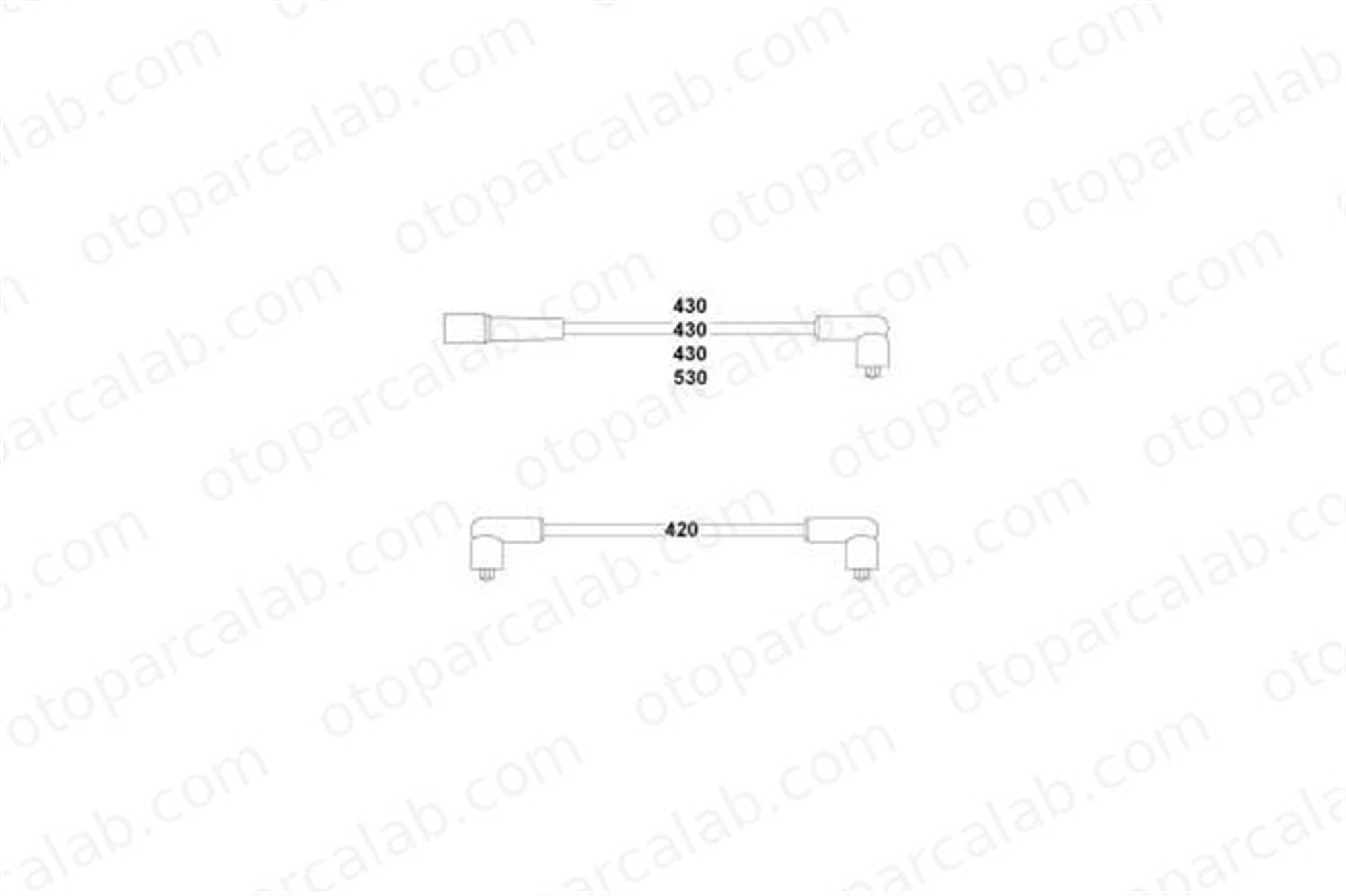 HELLUX HBK3413 Buji Kablosu SKODA FAVORIT FAVORIT Forman 115093592