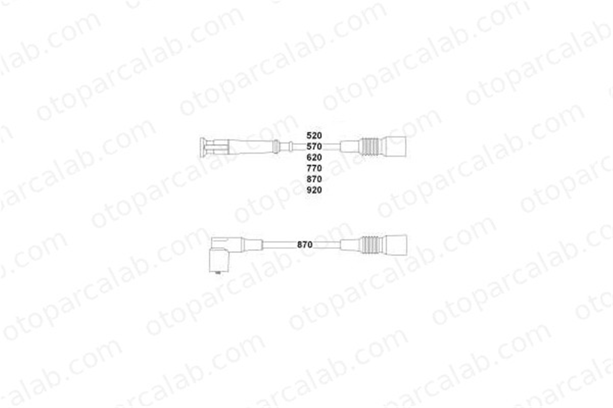 HELLUX HBK3462 Buji Kablosu BMW 5 3 12121720530 12121710664