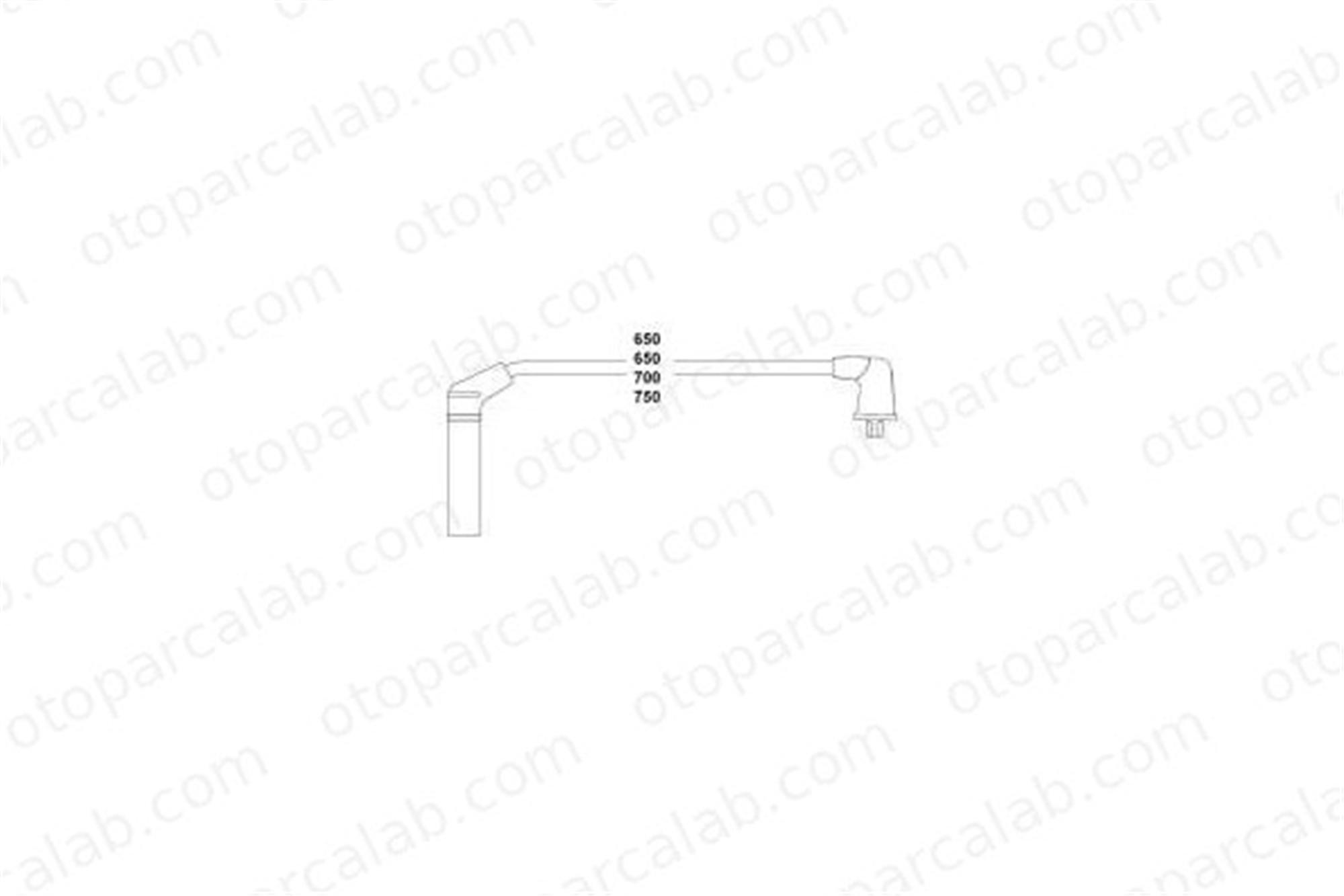 HELLUX HBK3610 Buji Kablosu TOYOTA COROLLA COROLLA Compact 9091922325 9091915510