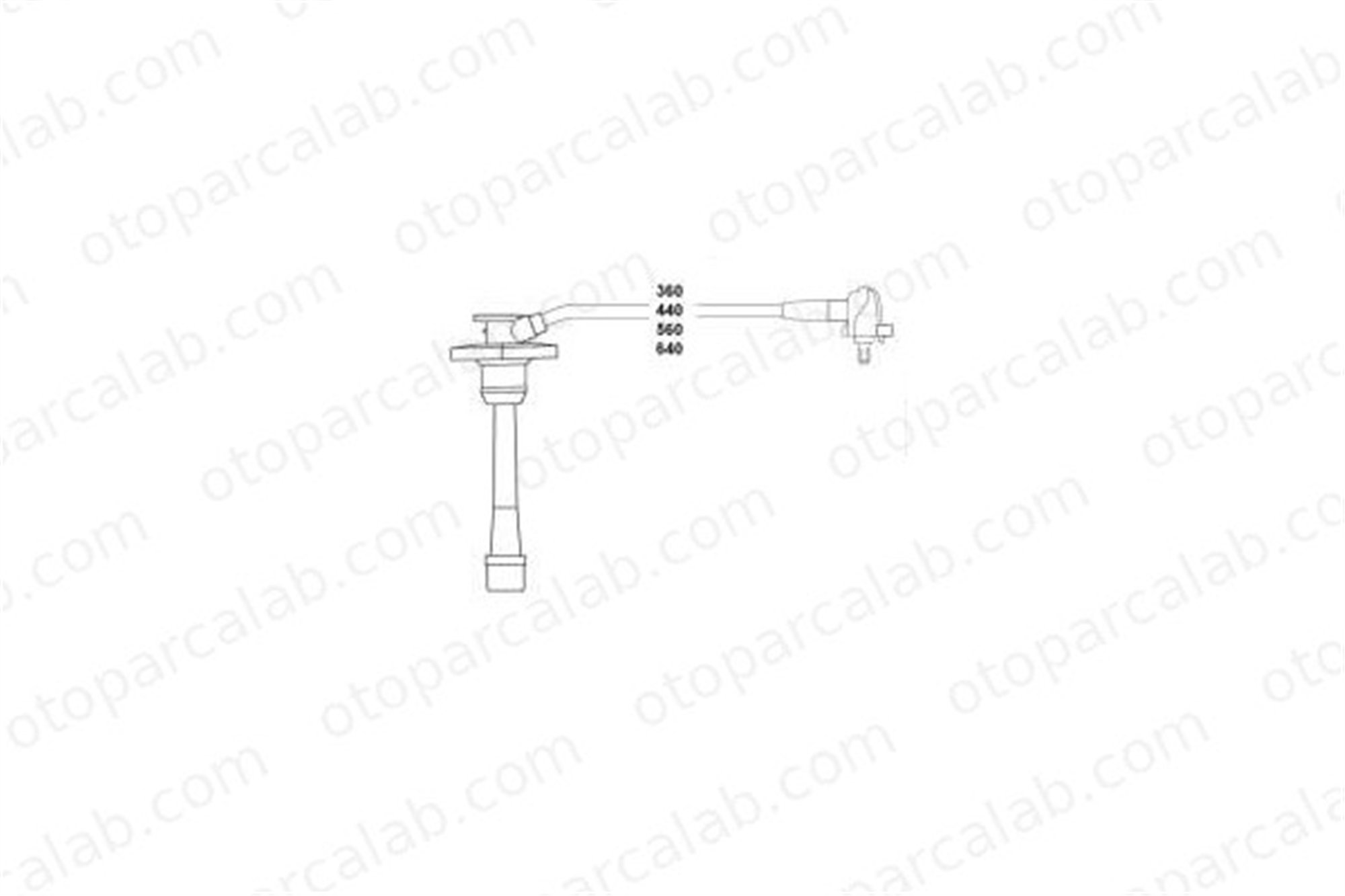 HELLUX HBK3670 Buji Kablosu TOYOTA CARINA E VI CARINA E VI Sedan 9008091095 9091922327