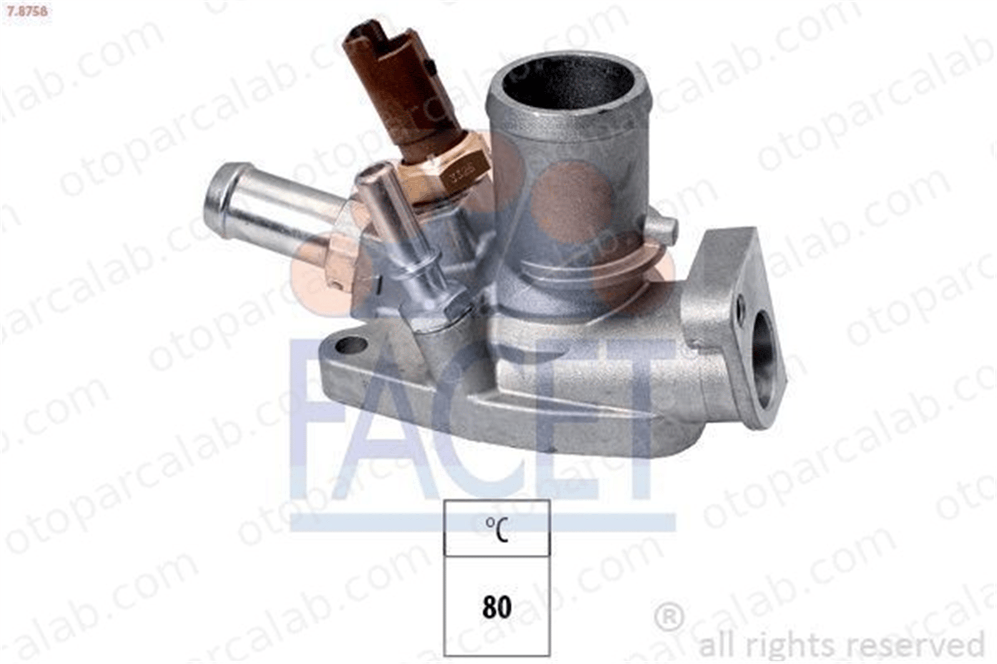 HELLUX HTR251004 Termostat 80 °C ALFA ROMEO GIULIETTA MITO 55215006 55250168