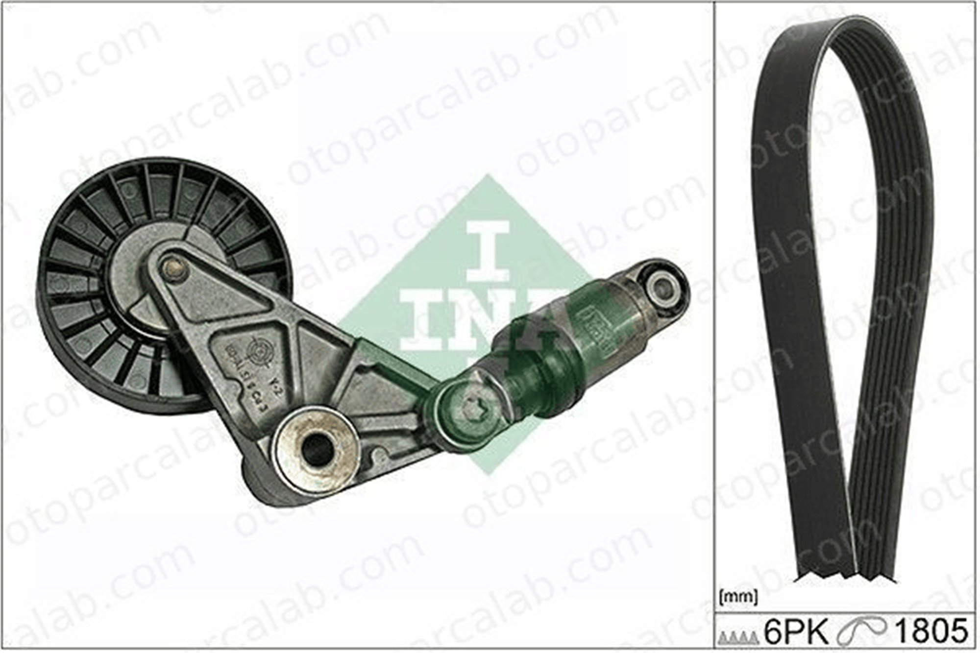 INA 529 0200 10 Vantilatör Kayış Seti OPEL ASTRA G Hatchback ASTRA G Sedan 1340530 9180809