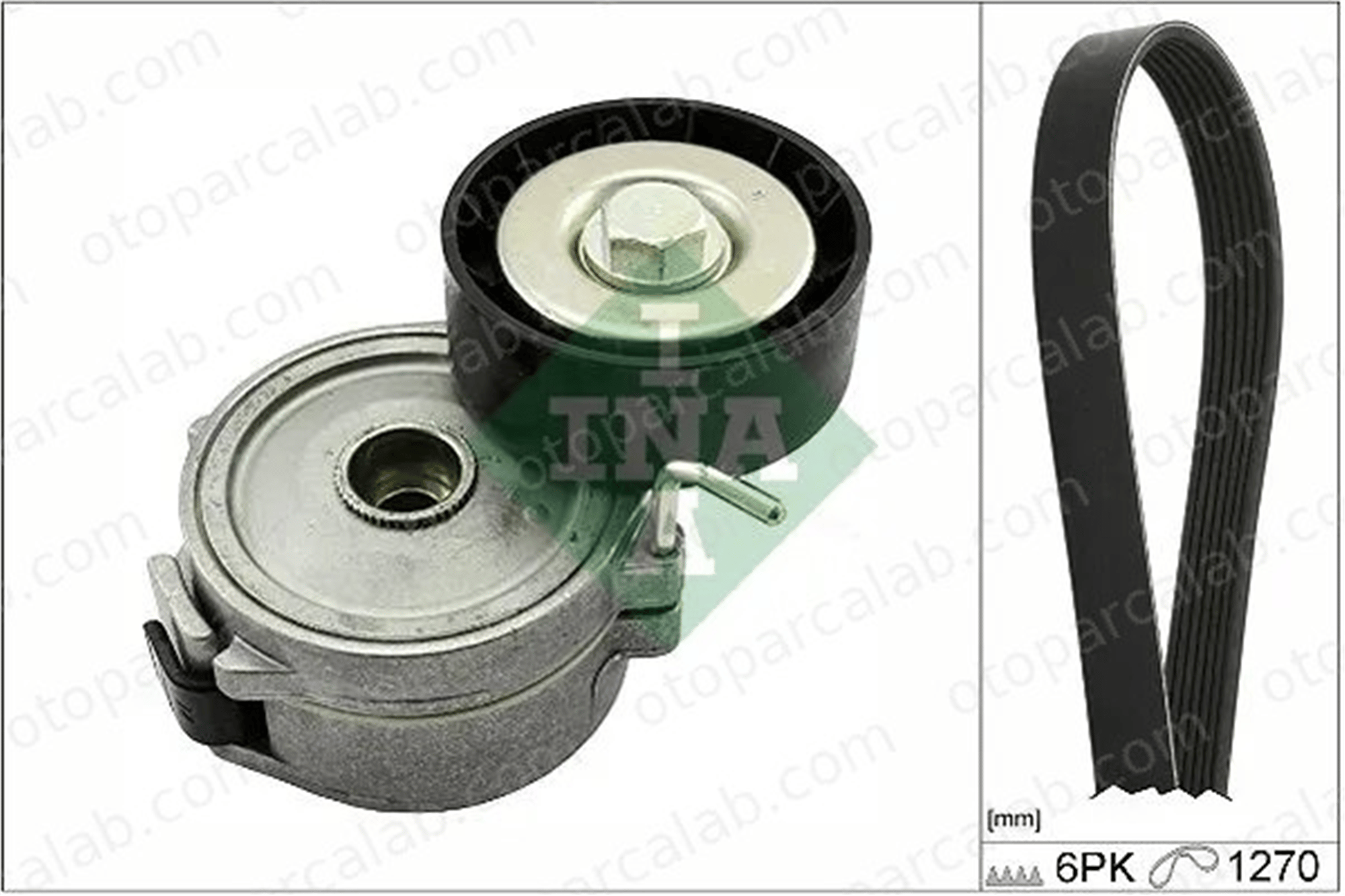 INA 529 0315 10 Vantilatör Kayış Seti FORD GALAXY III S-MAX 7G9Q6A228AB 1440933