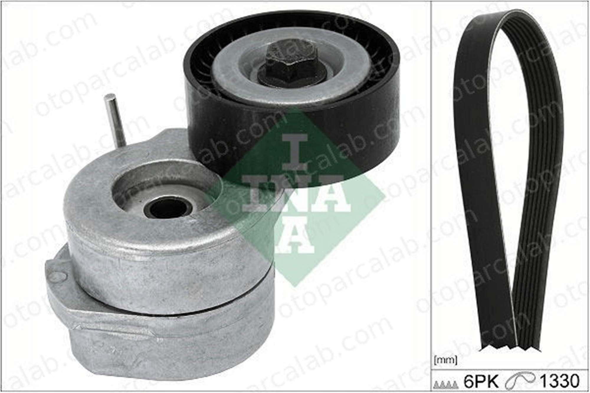 INA 529 0347 10 Vantilatör Kayış Seti OPEL CORSA D CORSA D Kasa/eğik arka 6340554 636166