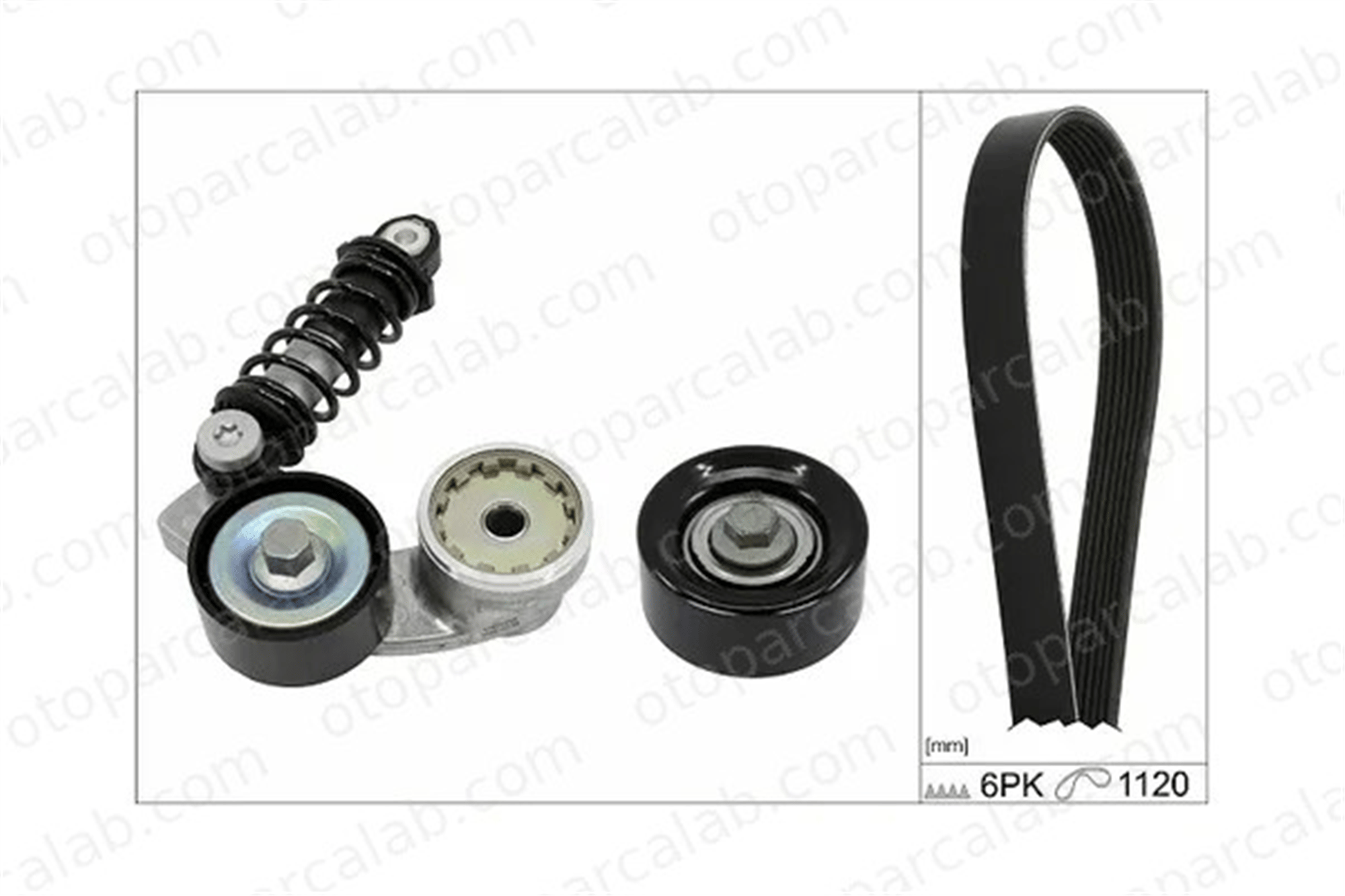 INA 529 0546 10 Vantilatör Kayış Seti HYUNDAI i30 TUCSON 252882U010 252882U000