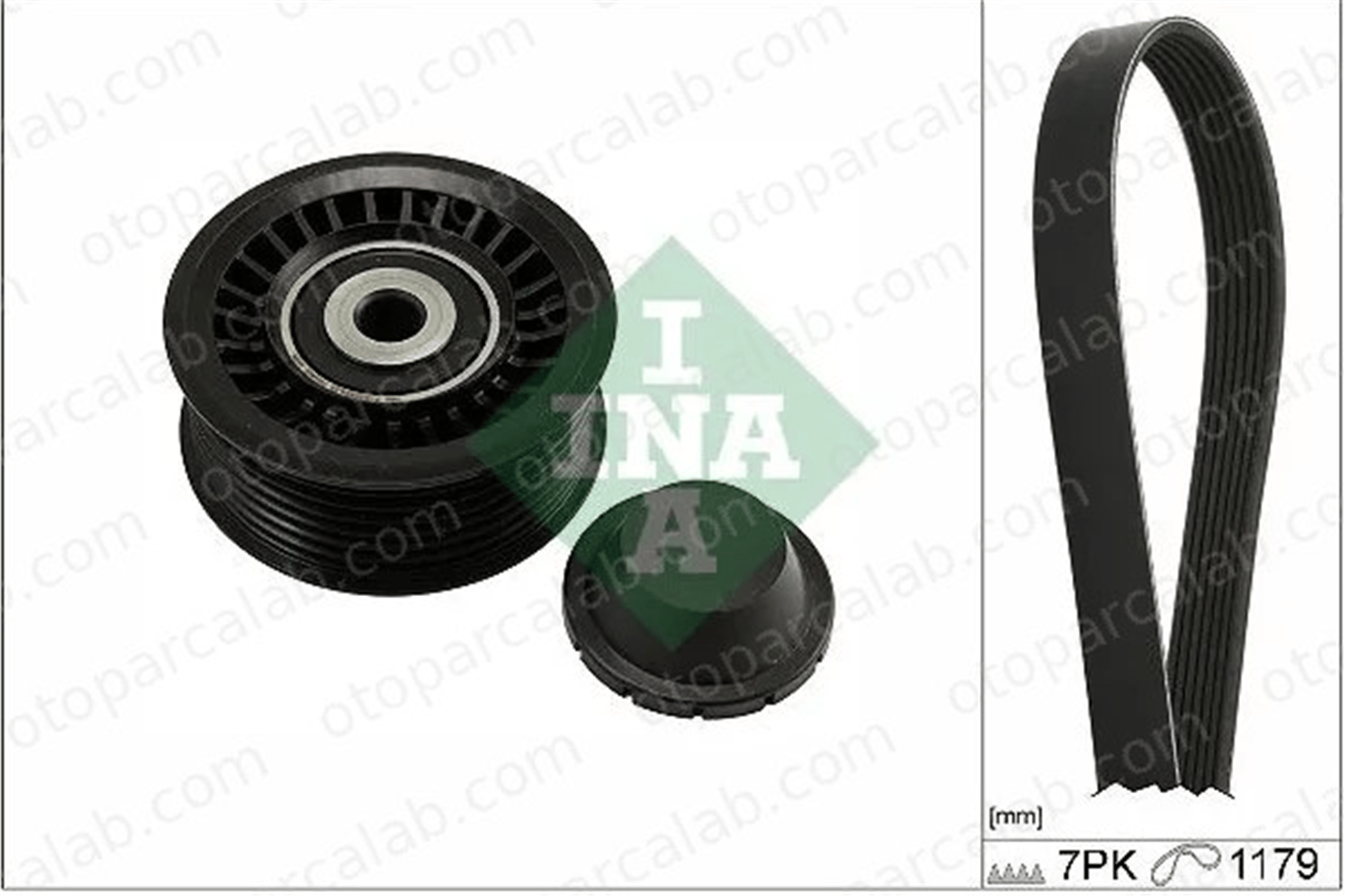 INA 529 0585 10 Vantilatör Kayış Seti DACIA DUSTER DOKKER MPV 117205123R 117205123RB